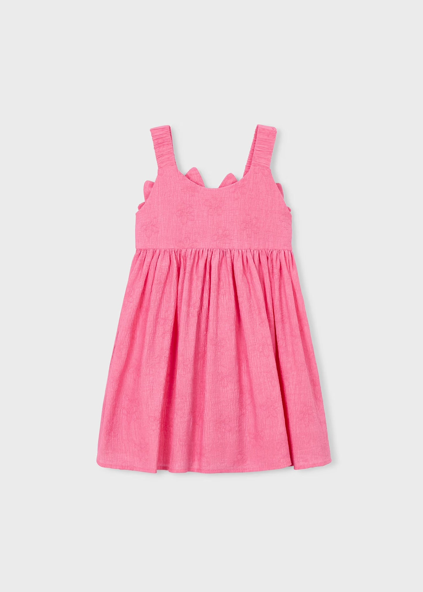 Mayoral Girl Back Flowers Dress
