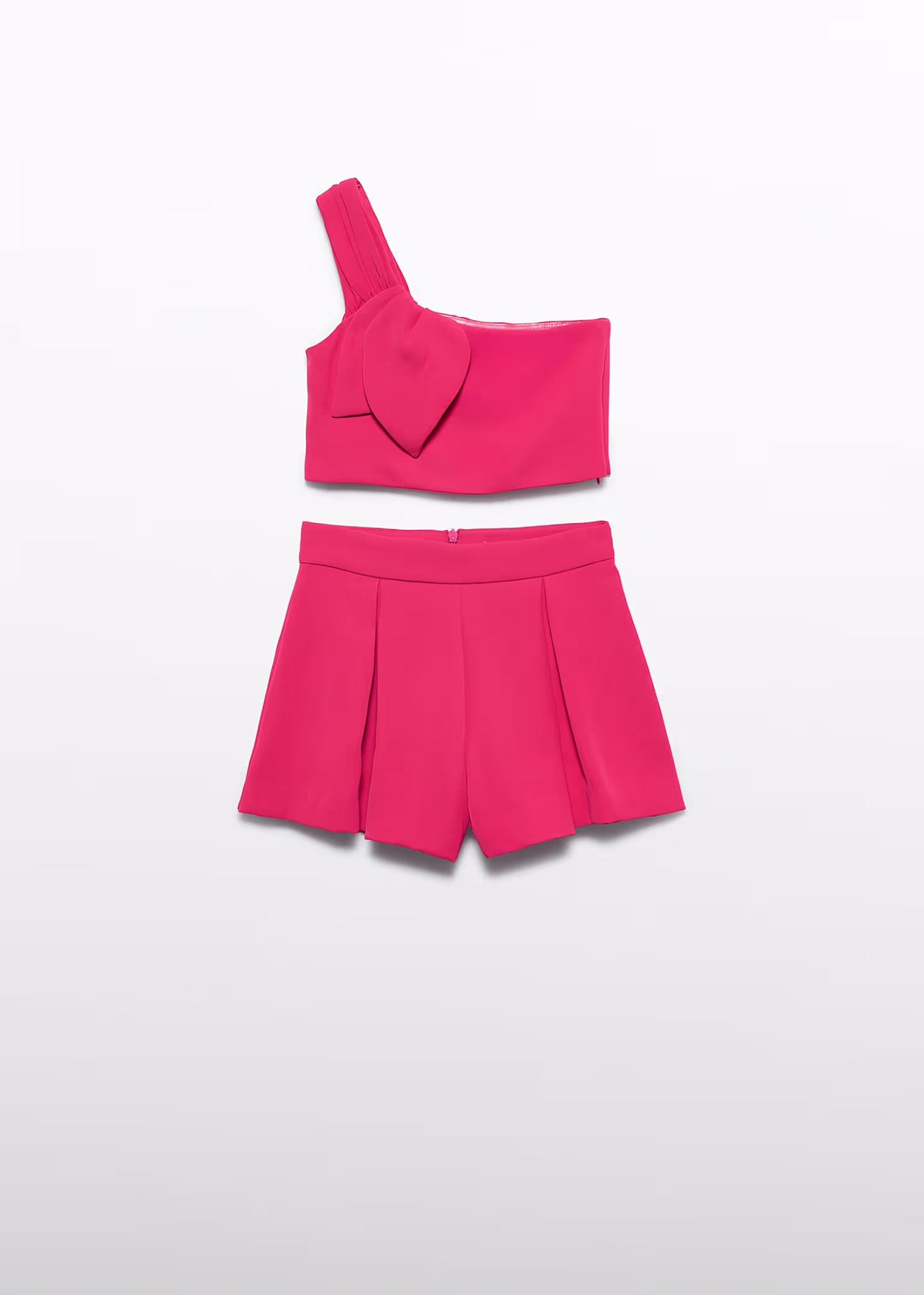 Abel & Lula Girl Asymmetric Crepe Set
