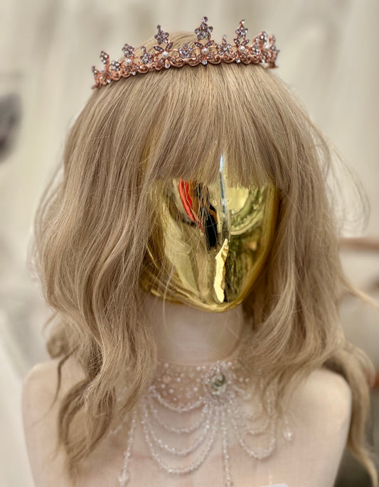 Girls Rose Gold Tiara