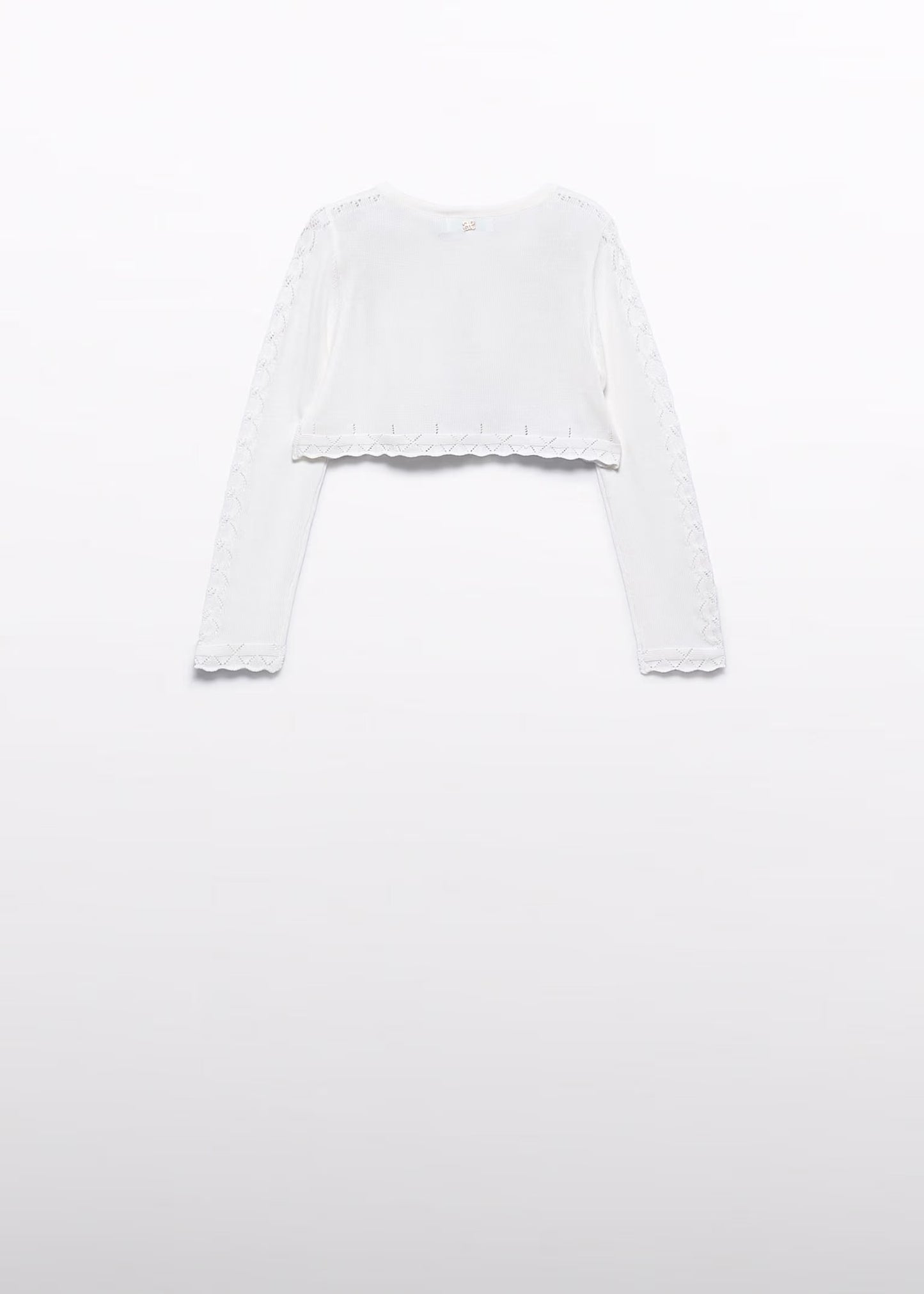 Abel & Lula Girl Knit Crop Cardigan