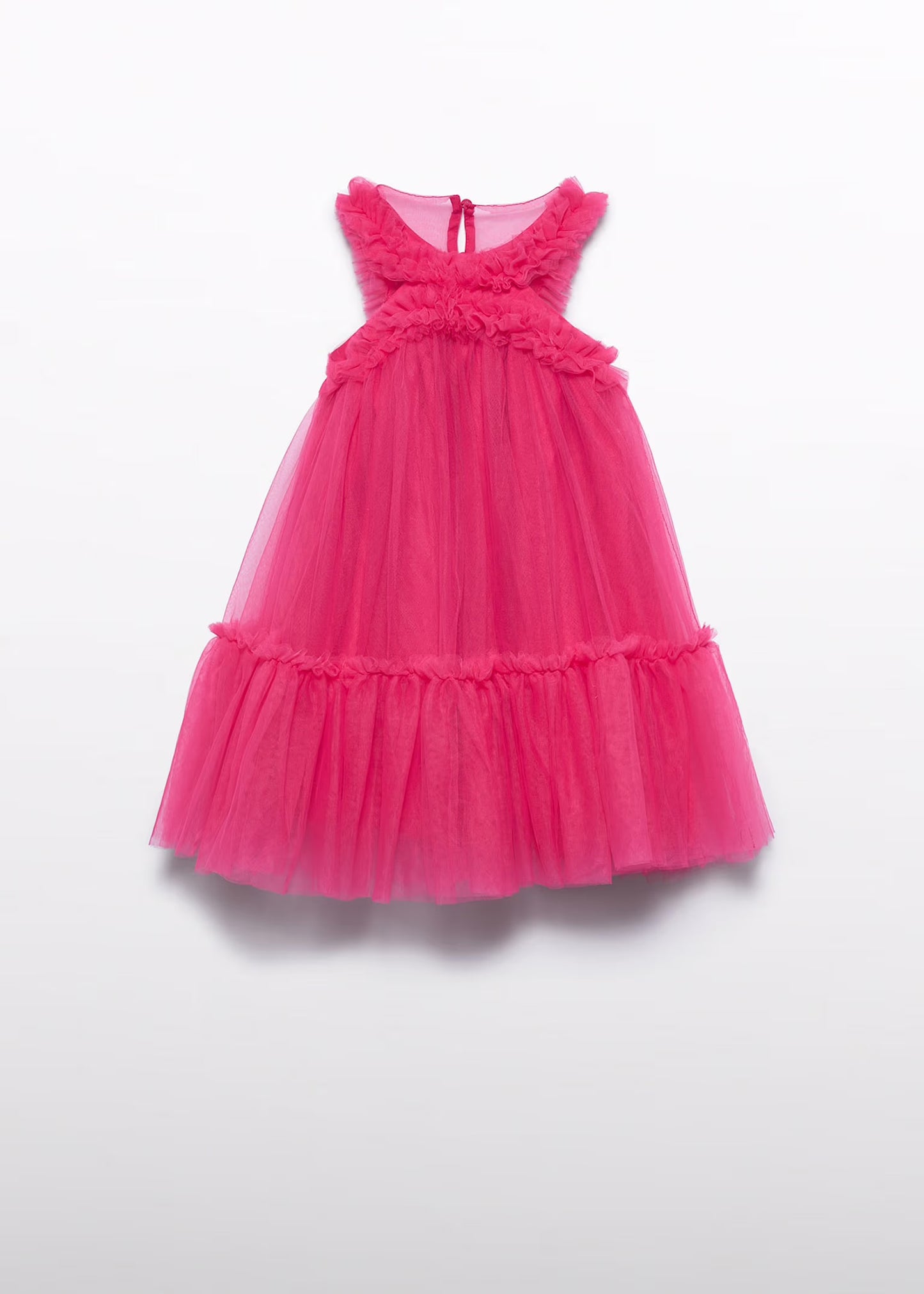 Abel & Lula Girl Ruffled Tulle Dress