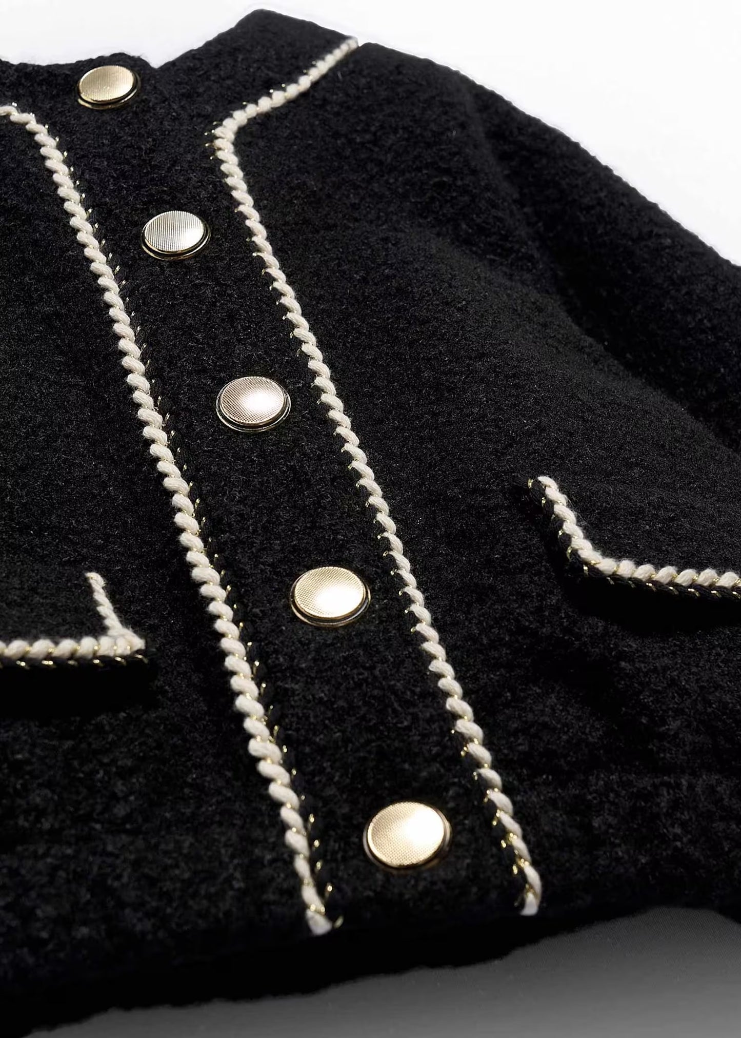 Abel & Lula Girl Faux Shearling Jacket, Shearling Skirt with Belt Set
