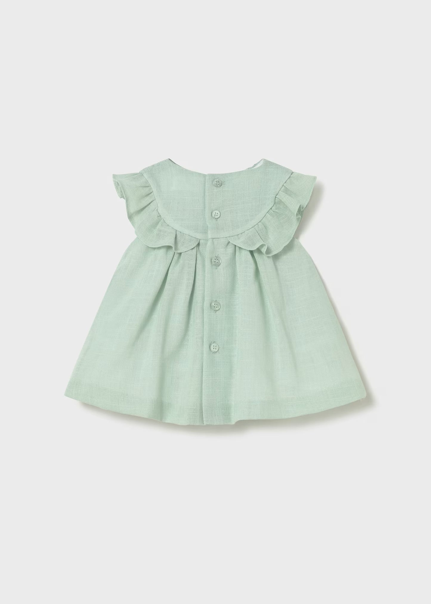 Mayoral Newborn Girl Smocked Dress