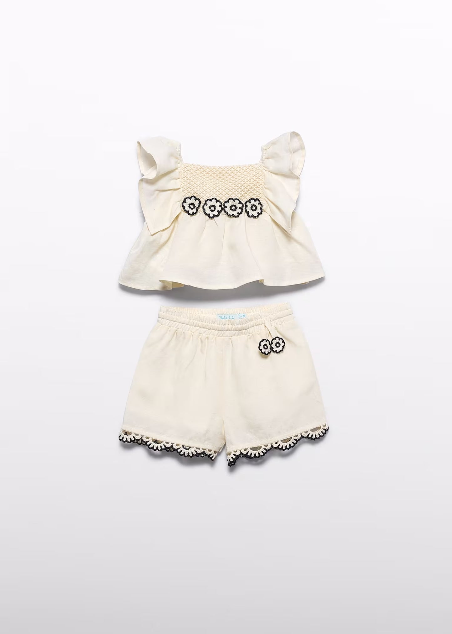 Abel & Lula Girl Crochet Applique Set