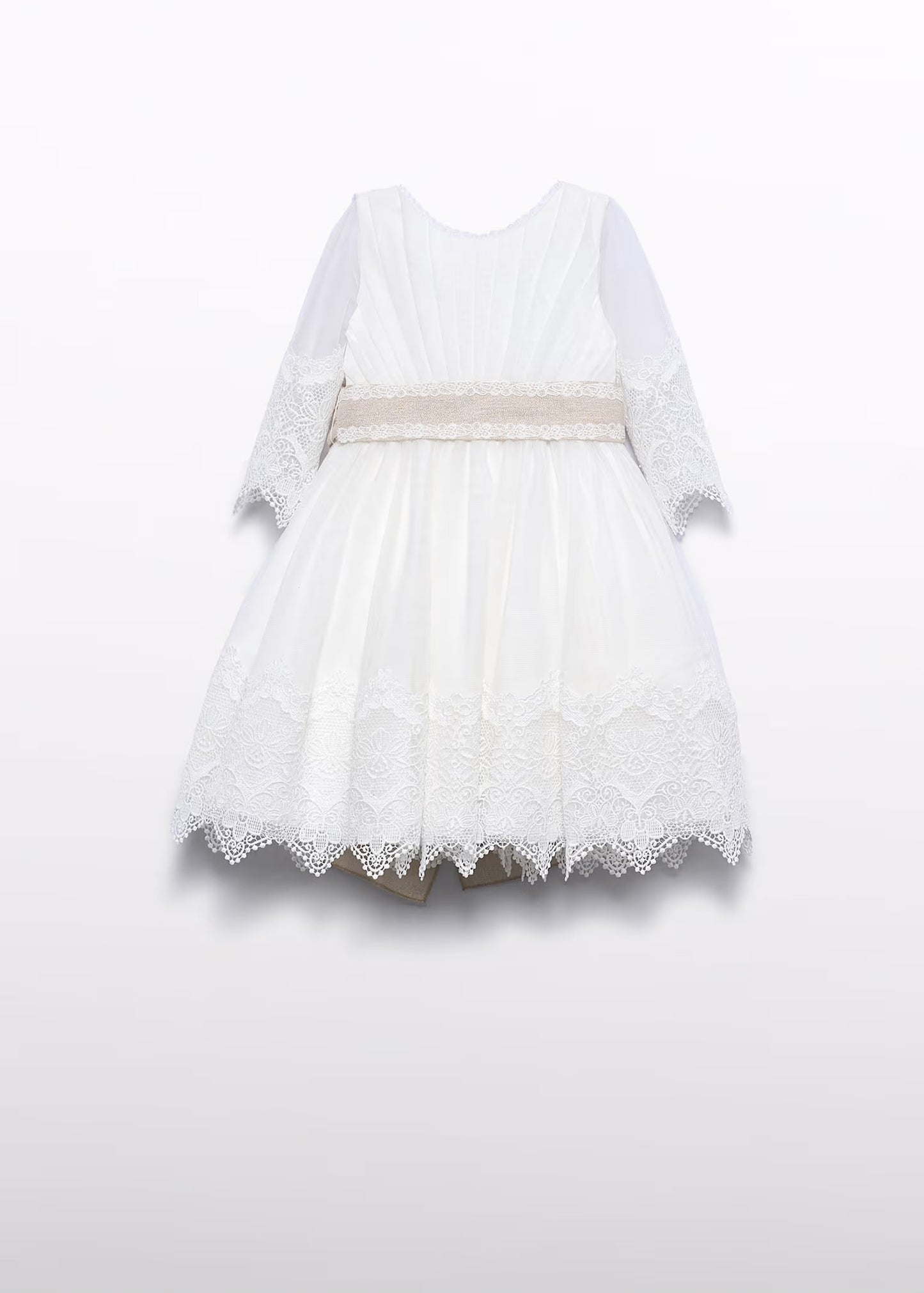 Abel & Lula Girl Embroidered Tulle Dress