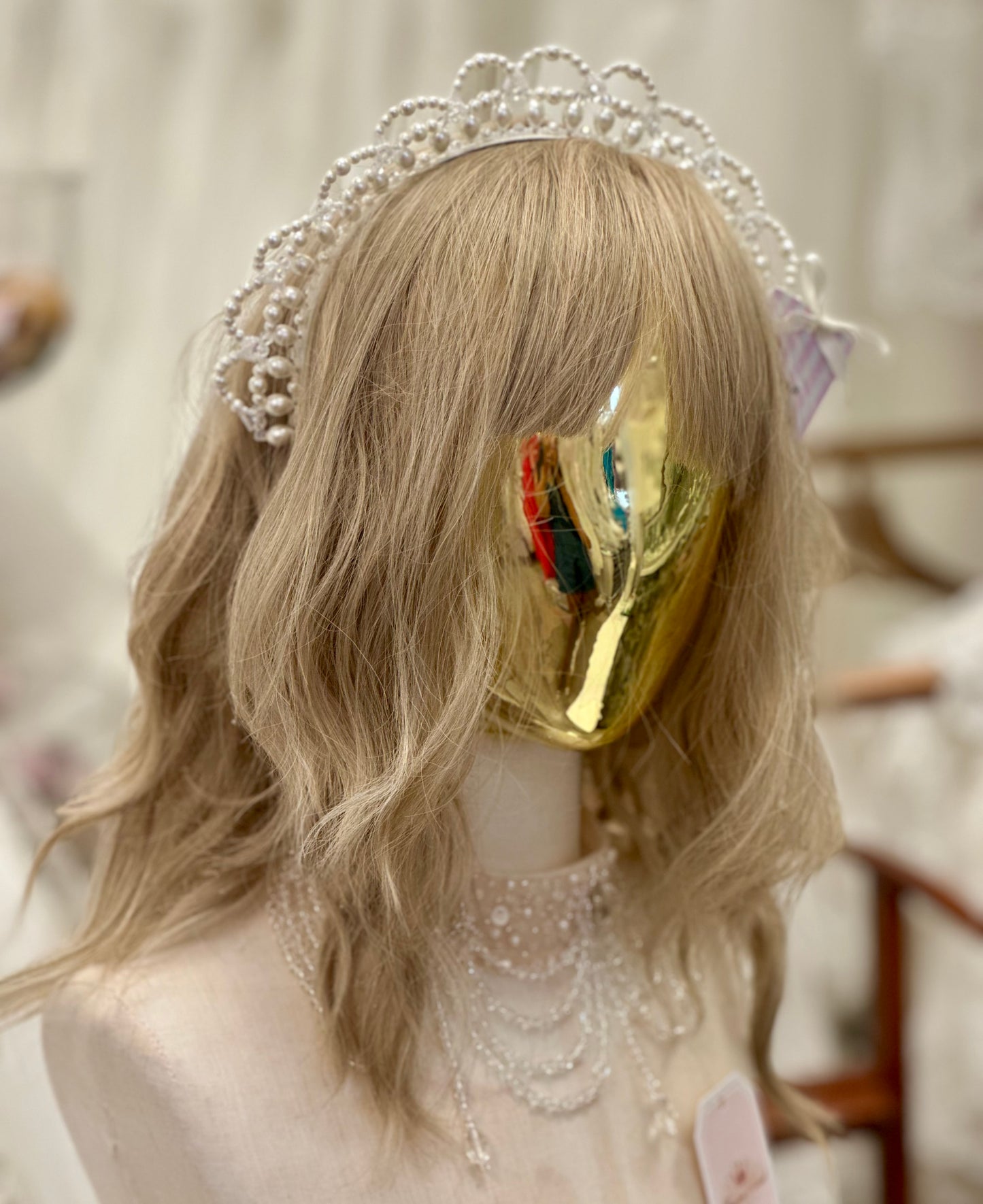 The Halo Pearl Tiara Designer Headband