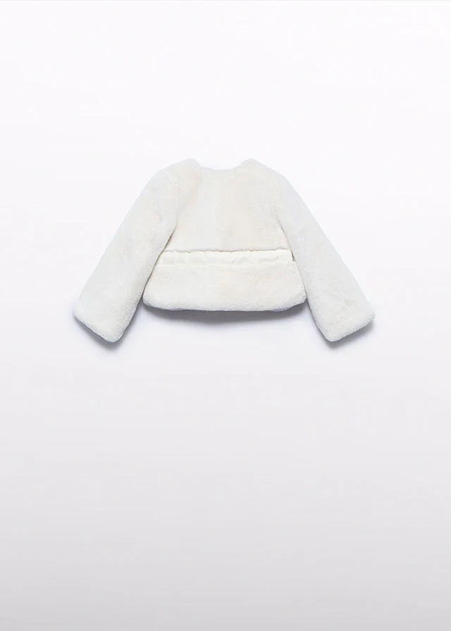 Abel & Lula Baby Girl Faux Fur Coat