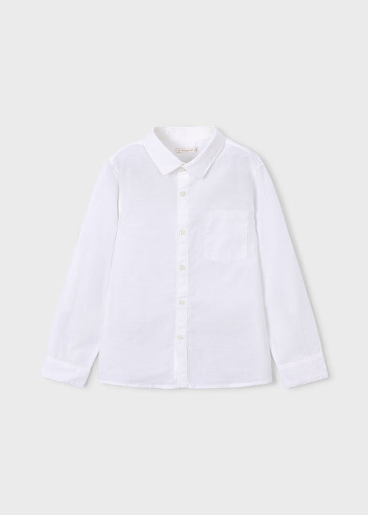 Mayoral Linen LS Shirt