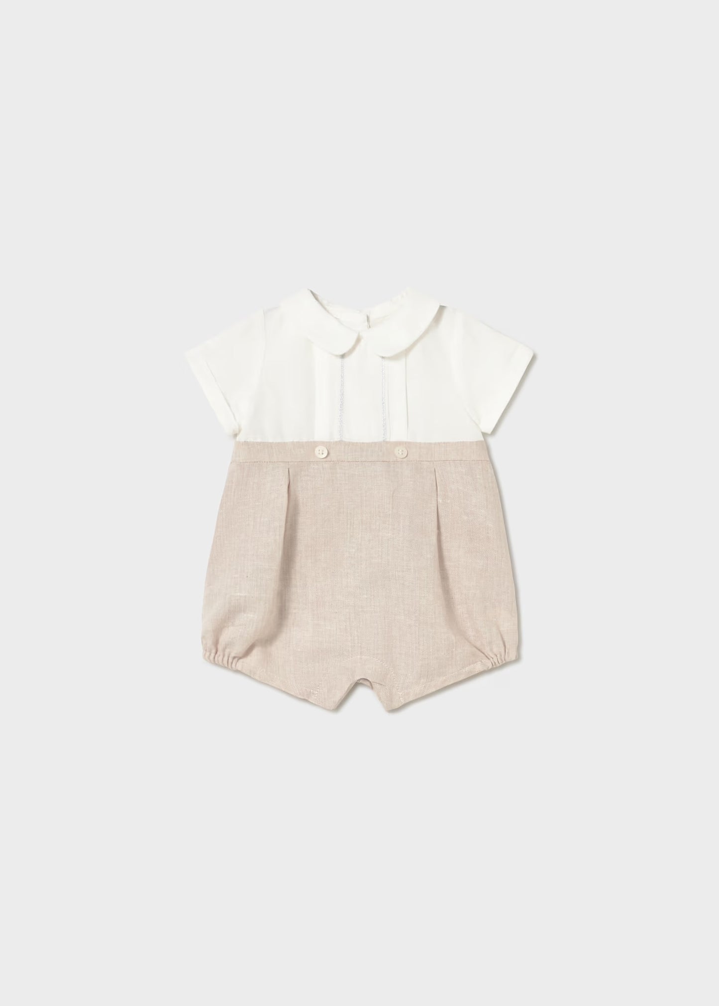 Mayoral Newborn Boy Ceremony Romper