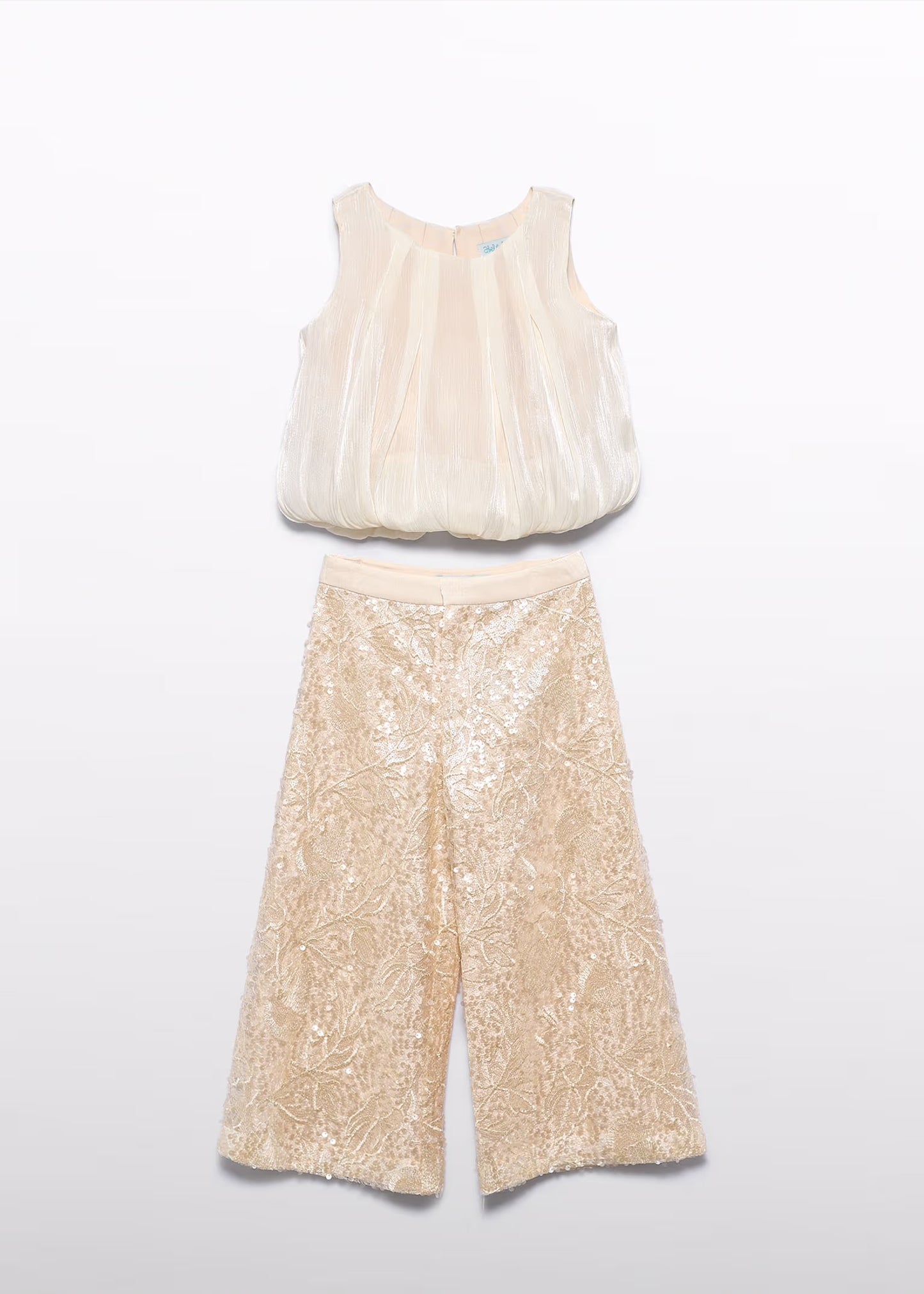 Abel & Lula Girl Sequin Pants and Top Set