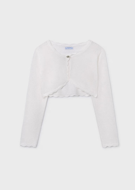 Mayoral Girl Knit Crop Cardigan
