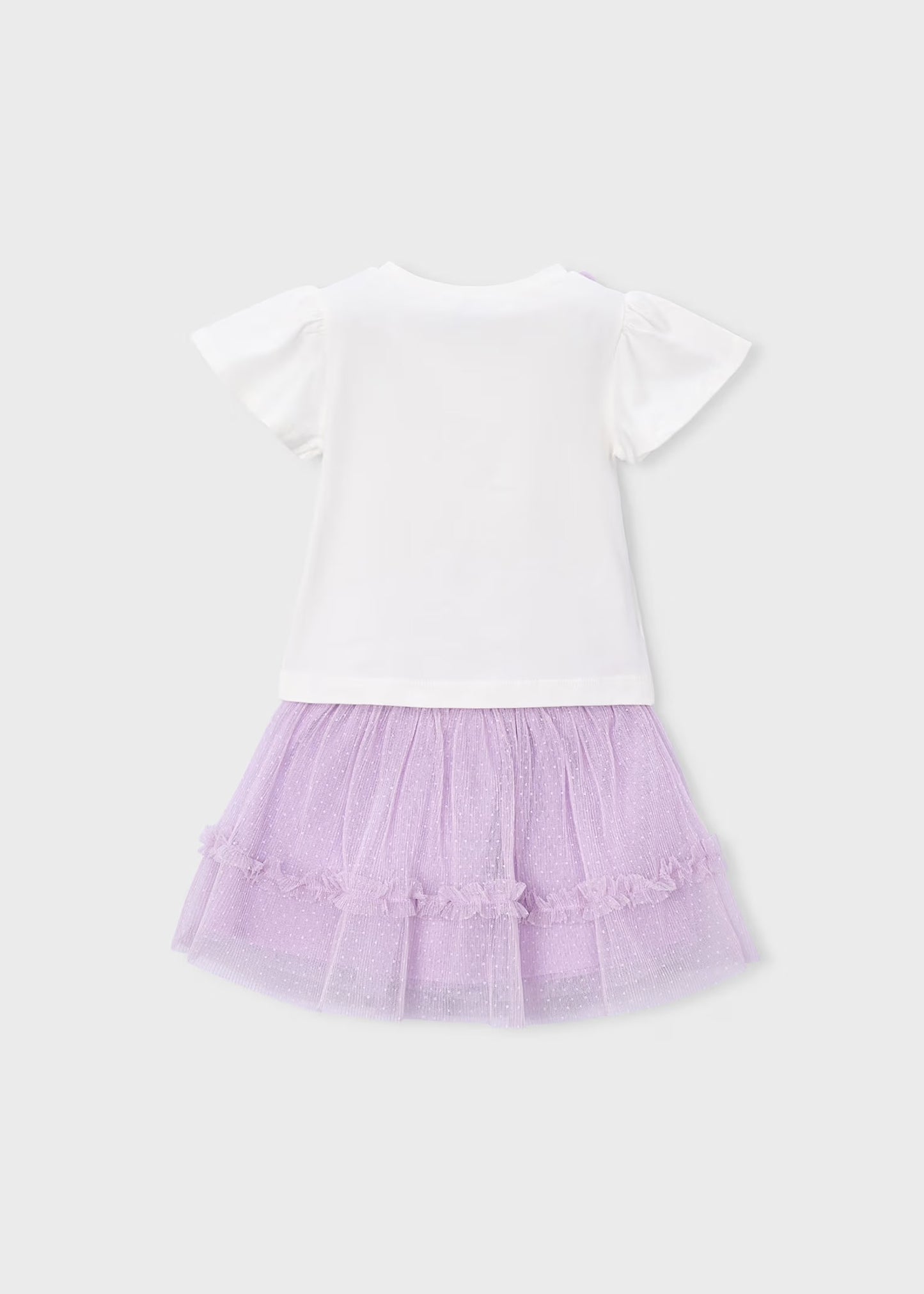 Mayoral Girl Tulle Skirt and T-shirt Set