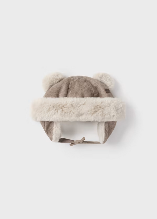 Mayoral Suede Hat with Ears