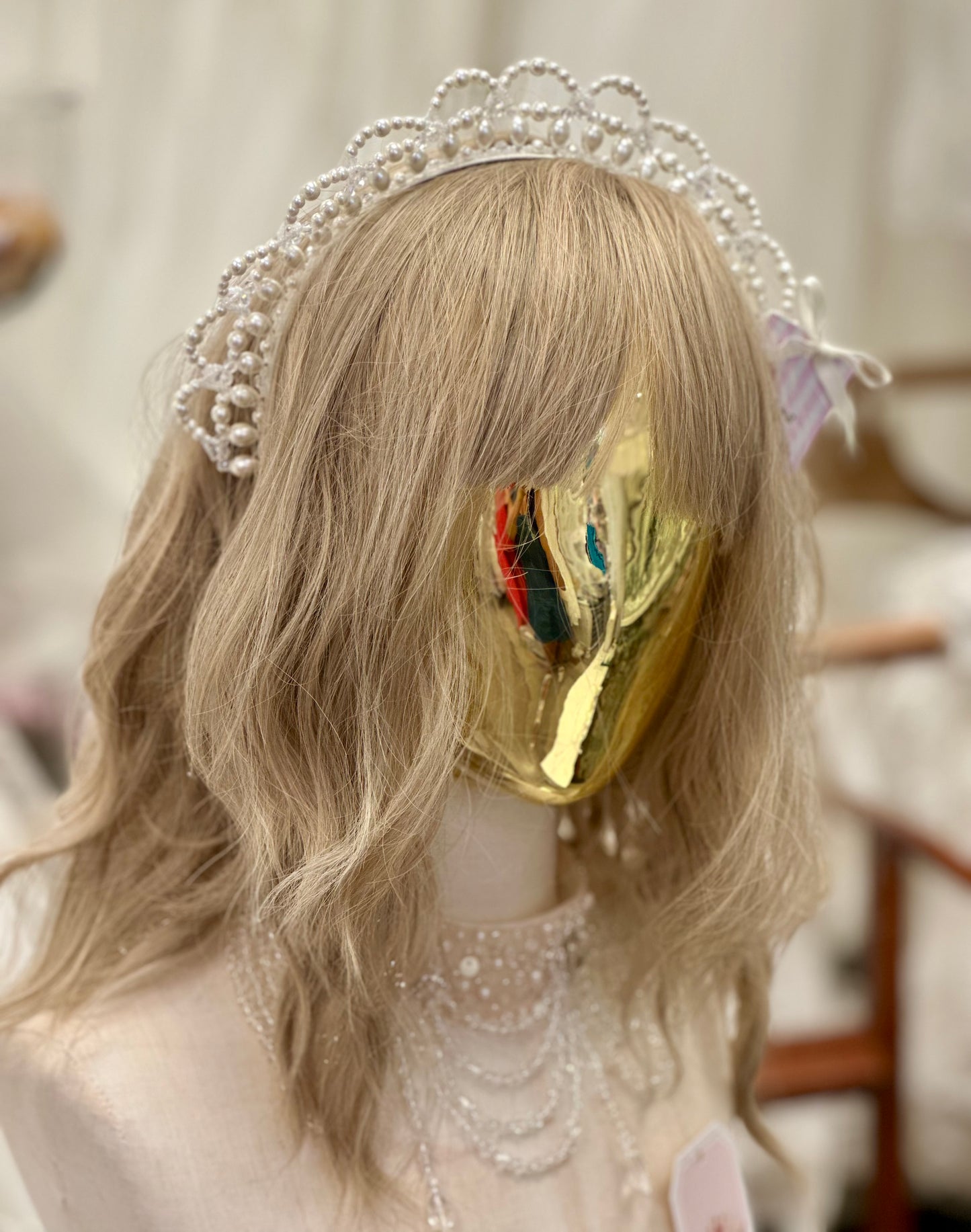 The Halo Pearl Tiara Designer Headband