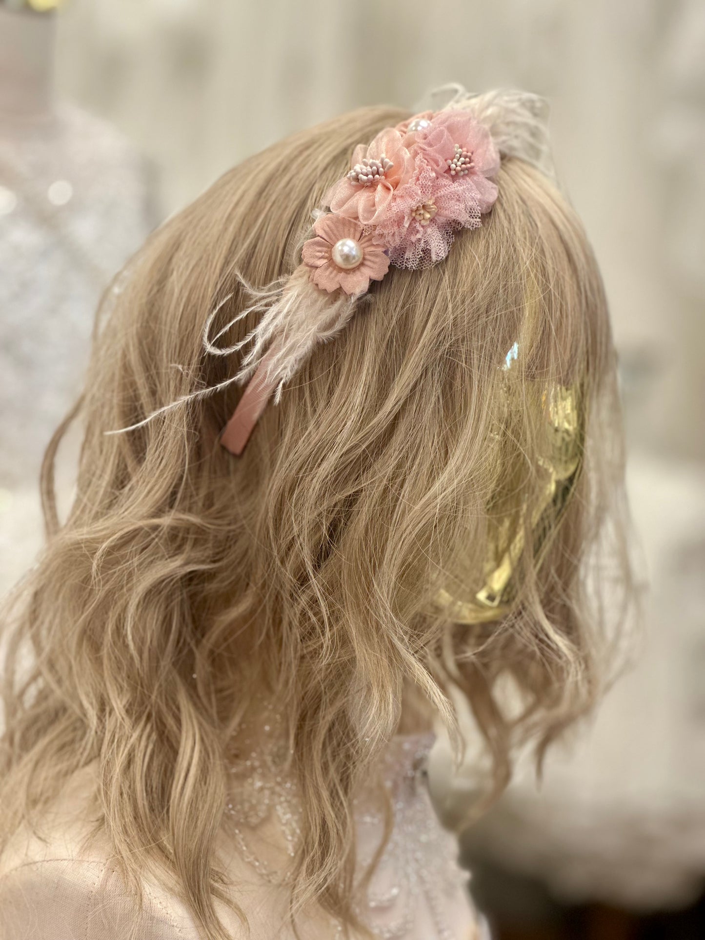 Pink Floral Headband