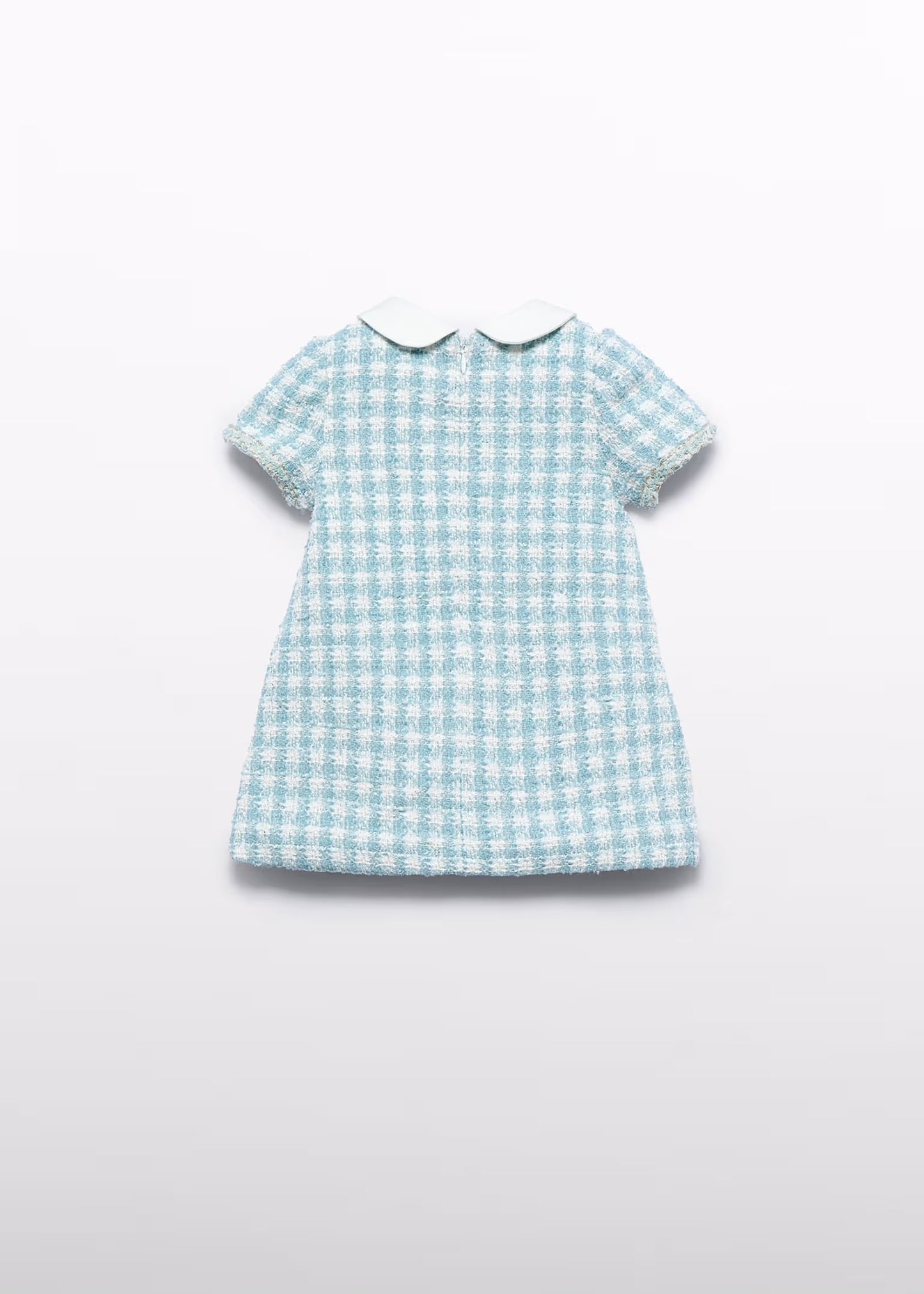Abel & Lula Baby Girl Lurex Plaid Dress