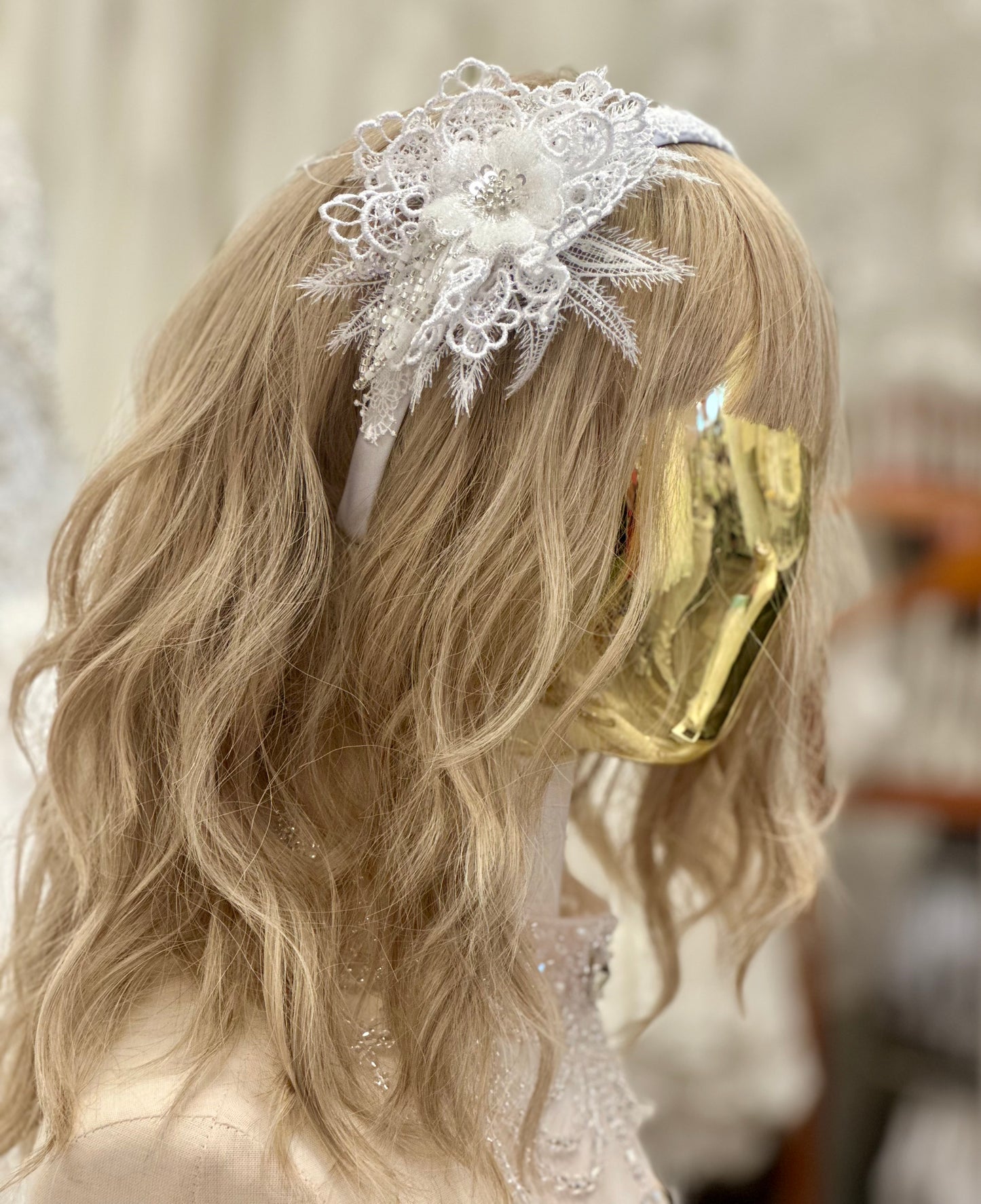 Satin Headband w/Applique