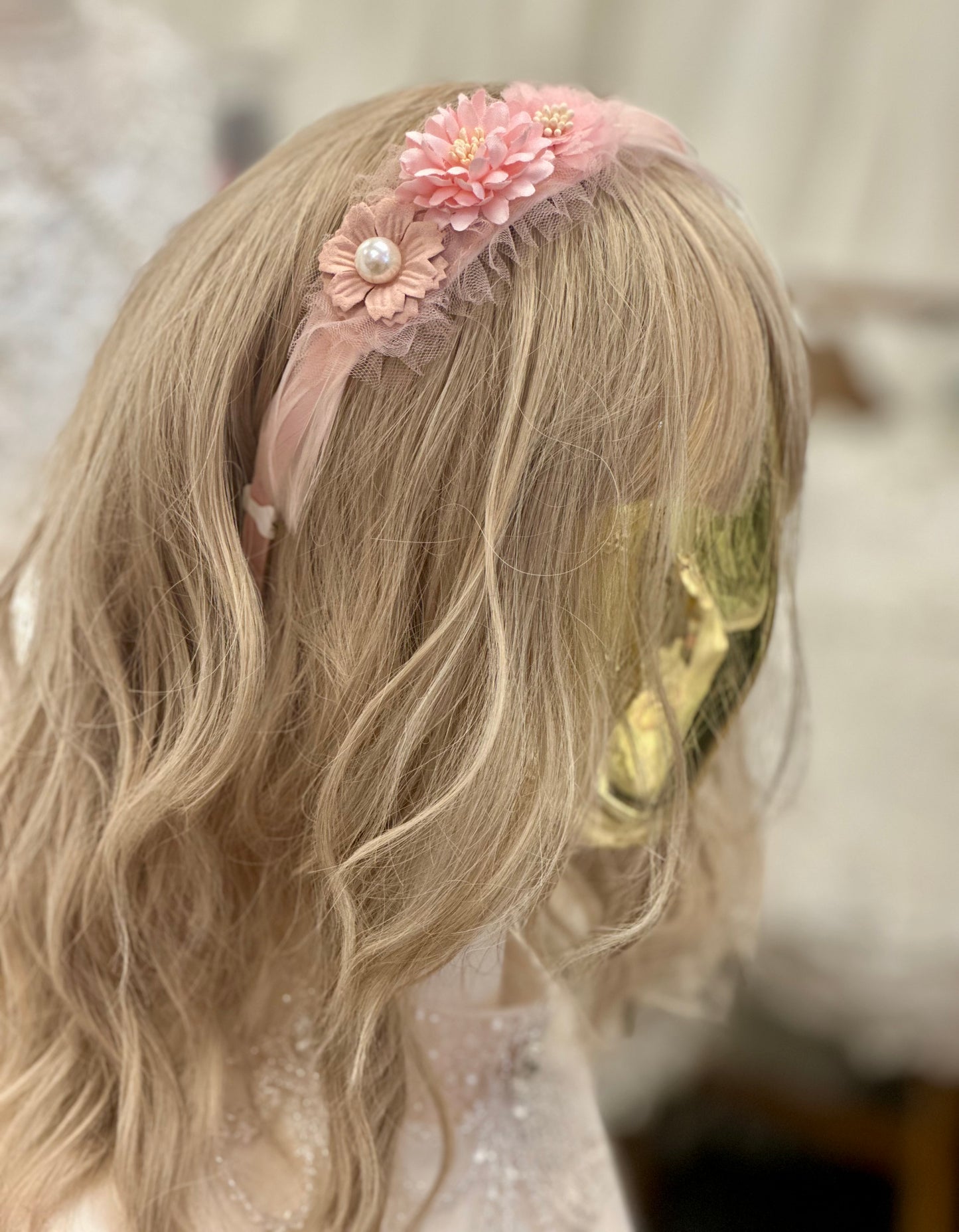 Pink Floral Headband
