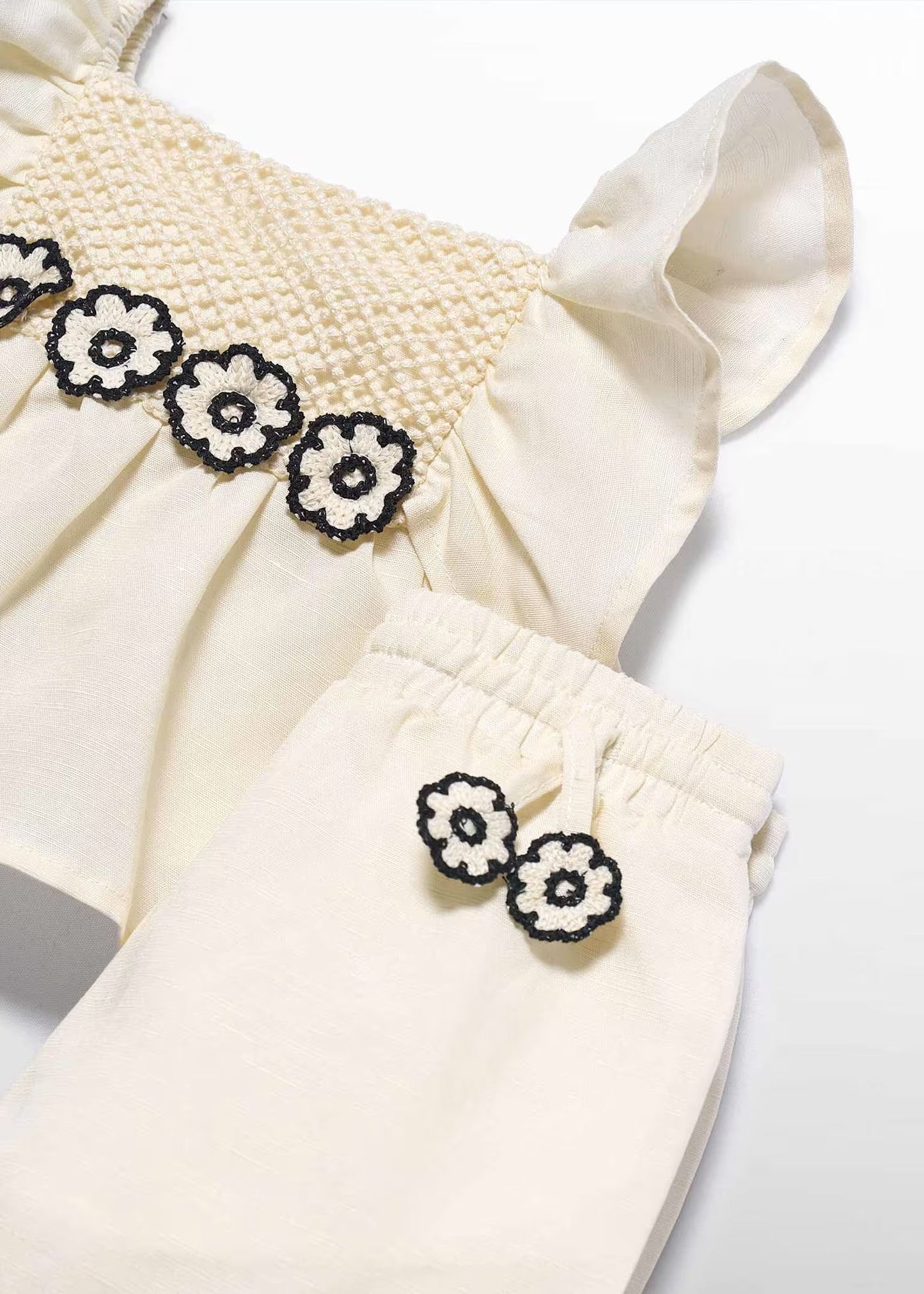 Abel & Lula Girl Crochet Applique Set