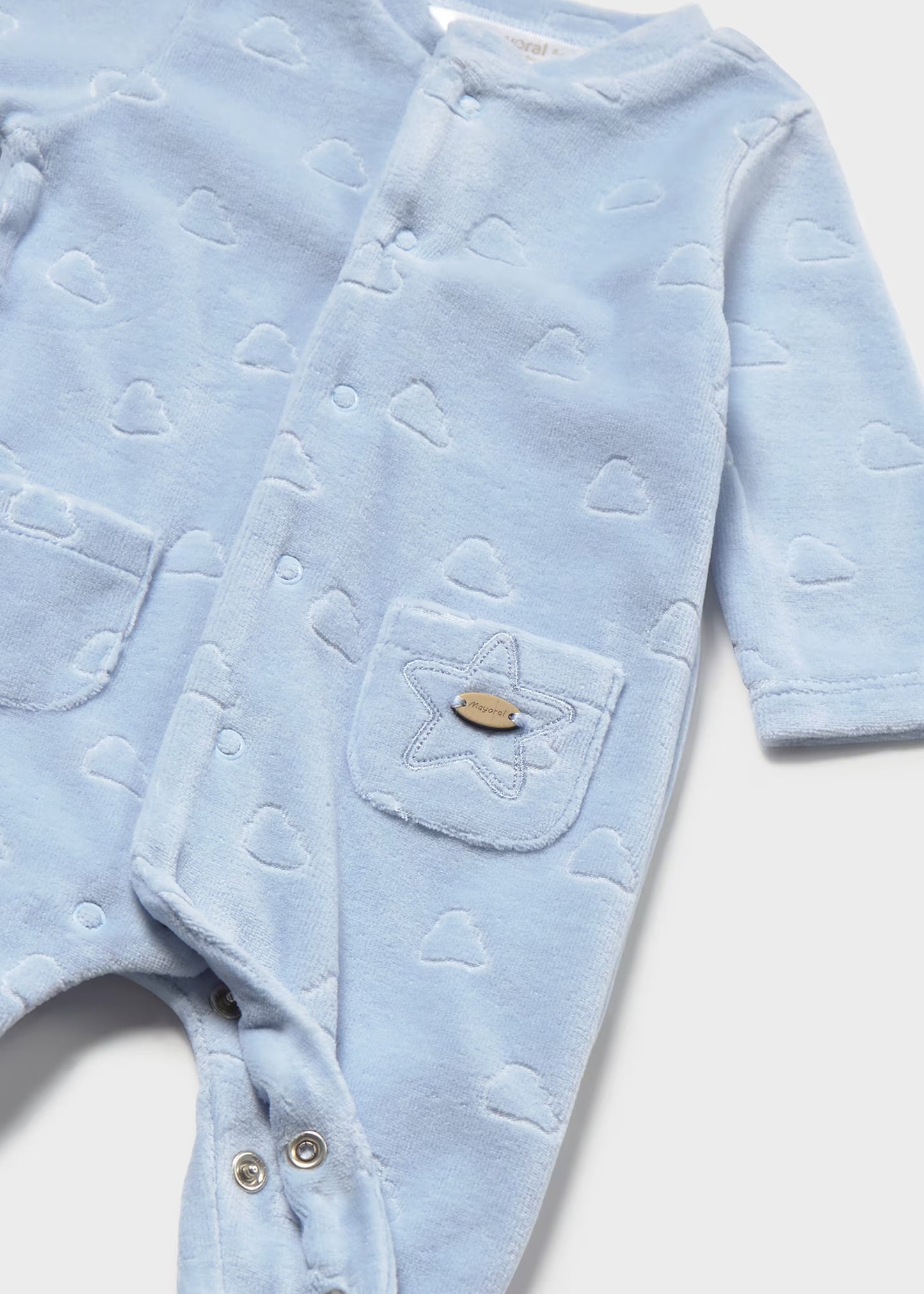 Mayoral Boy Velour Footie