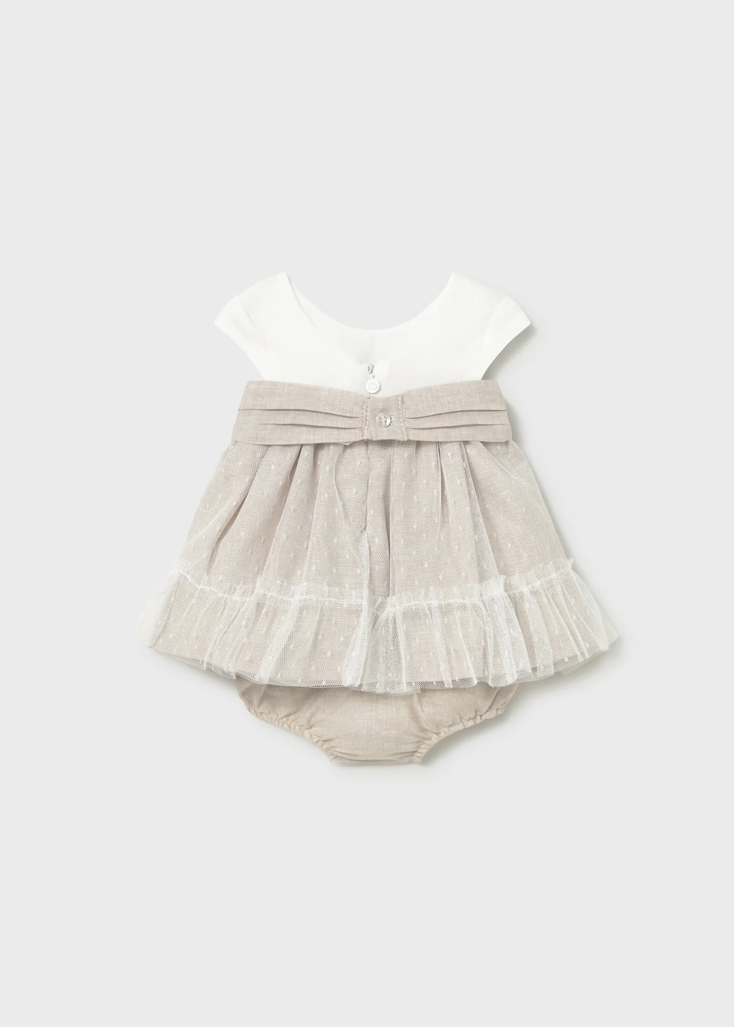 Mayoral Newborn Girl Dress with Bloomers