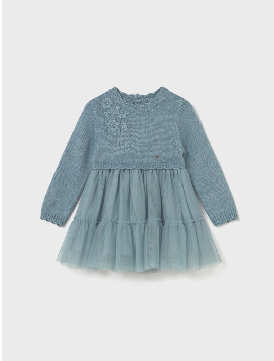 Mayoral Baby Knit and Tulle Dress