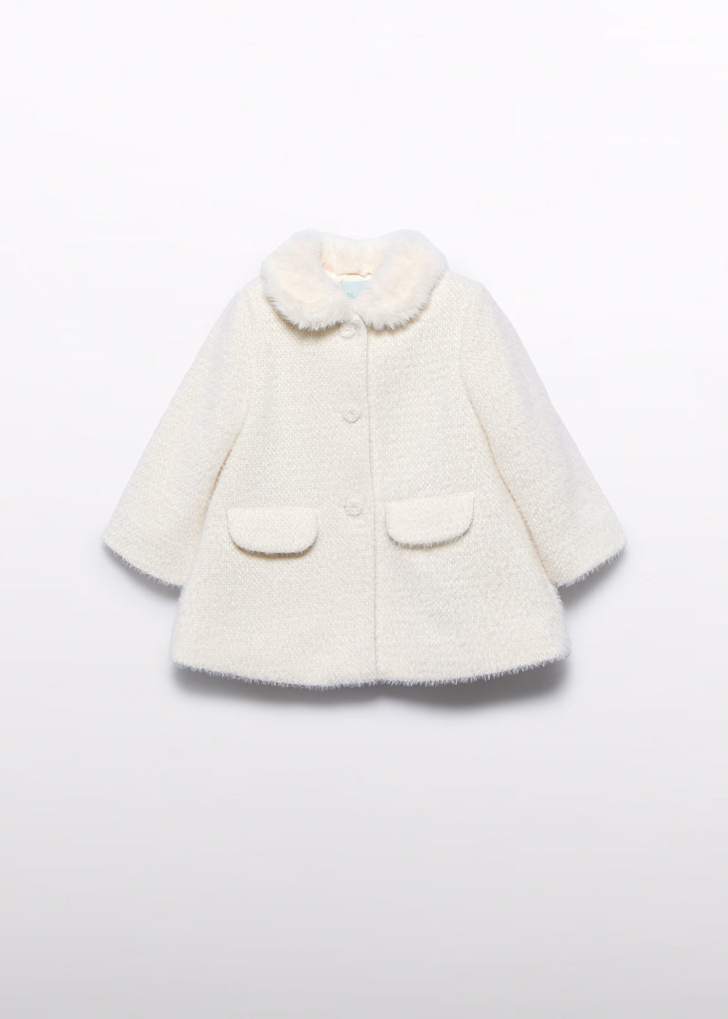 Abel & Lula Baby Girl Textured Knit Coat