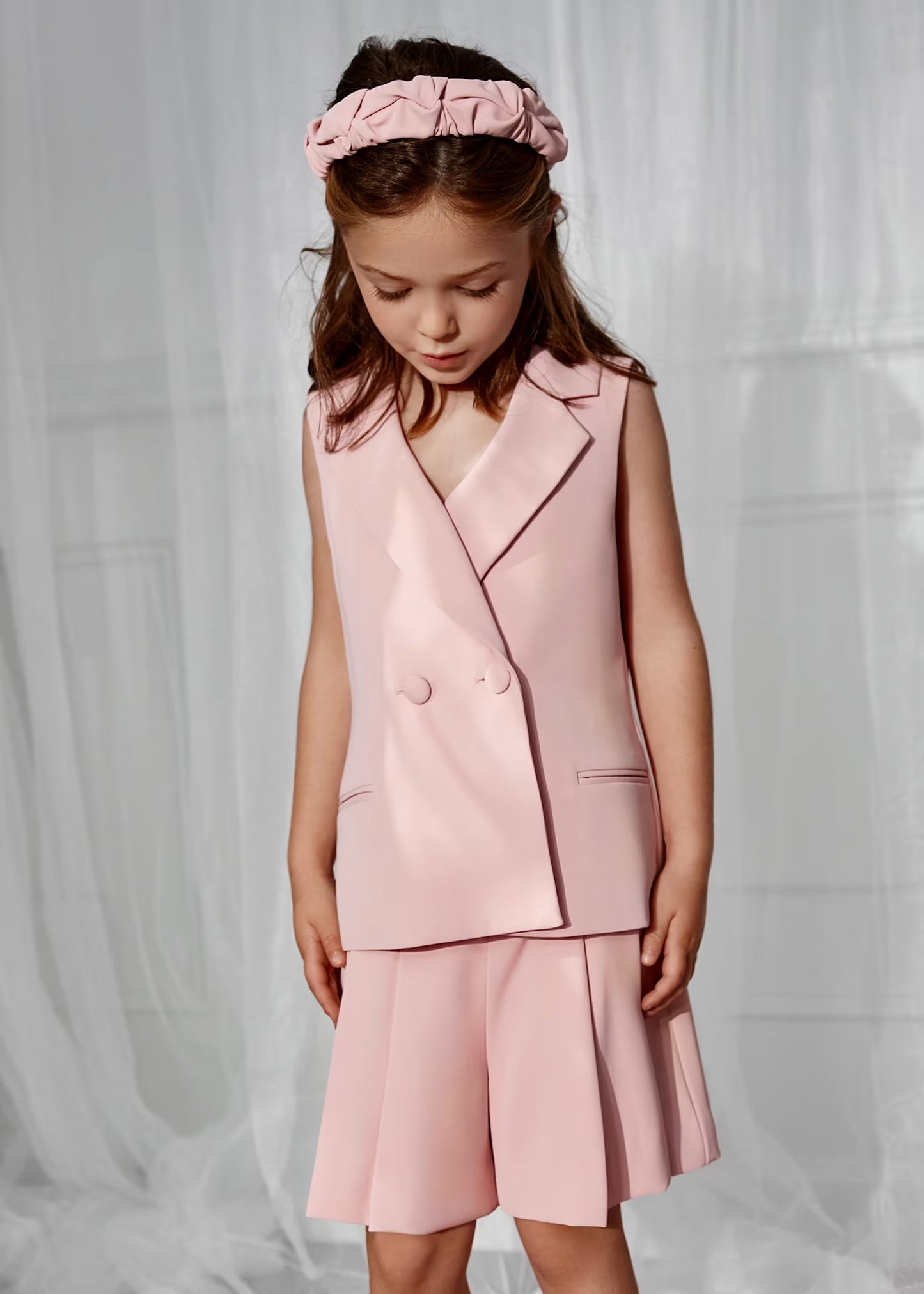 Abel & Lula 2pc Vest & Shorts Set