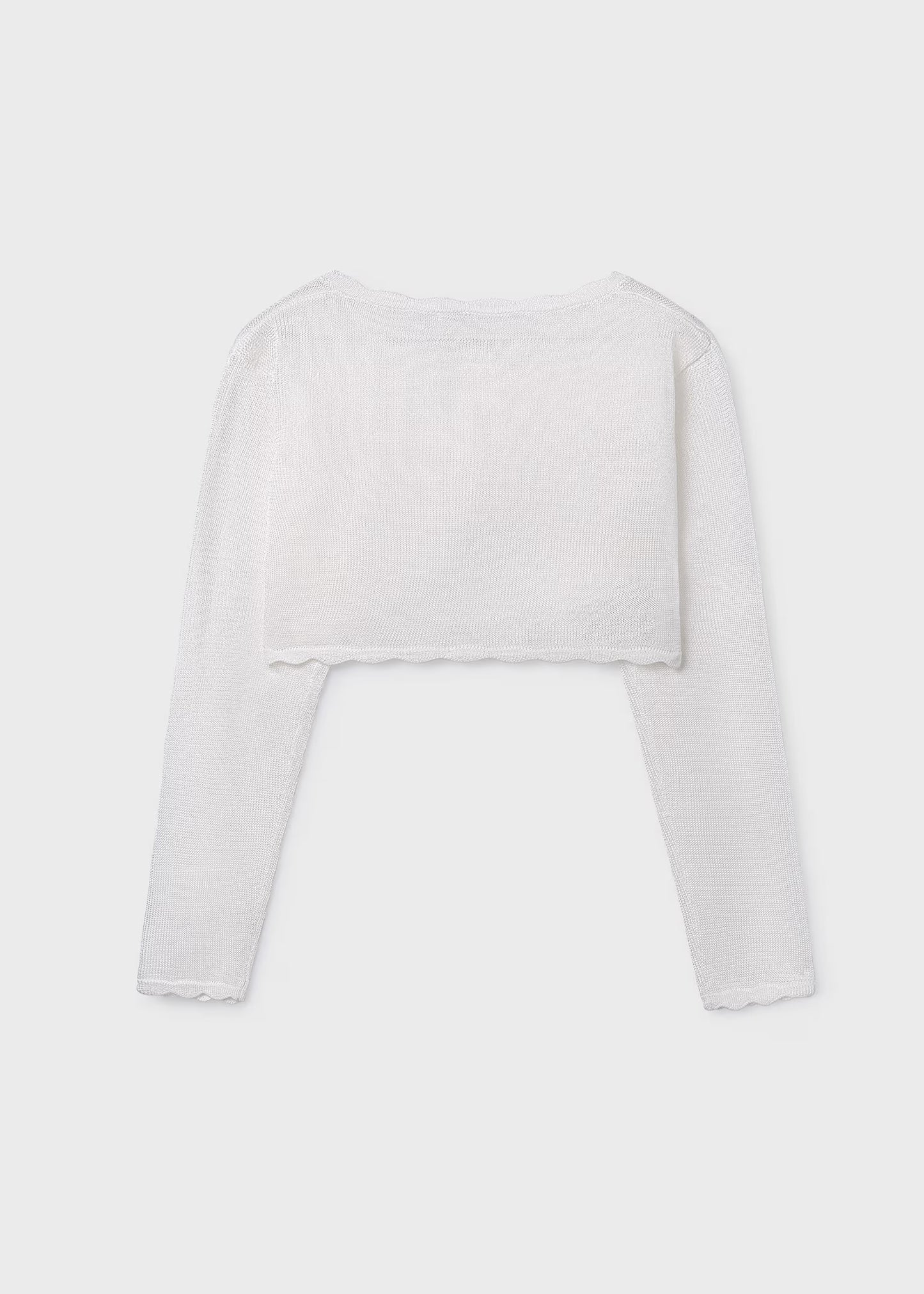 Mayoral Girl Knit Crop Cardigan