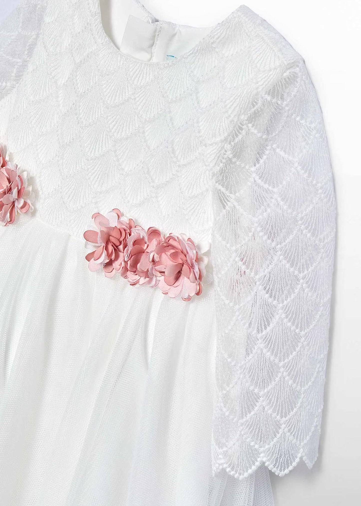 Abel & Lula Baby Girl Embroidered Tulle Dress