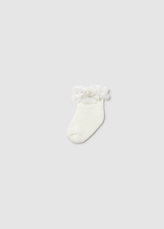 Mayoral Newborn Ruffled Socks