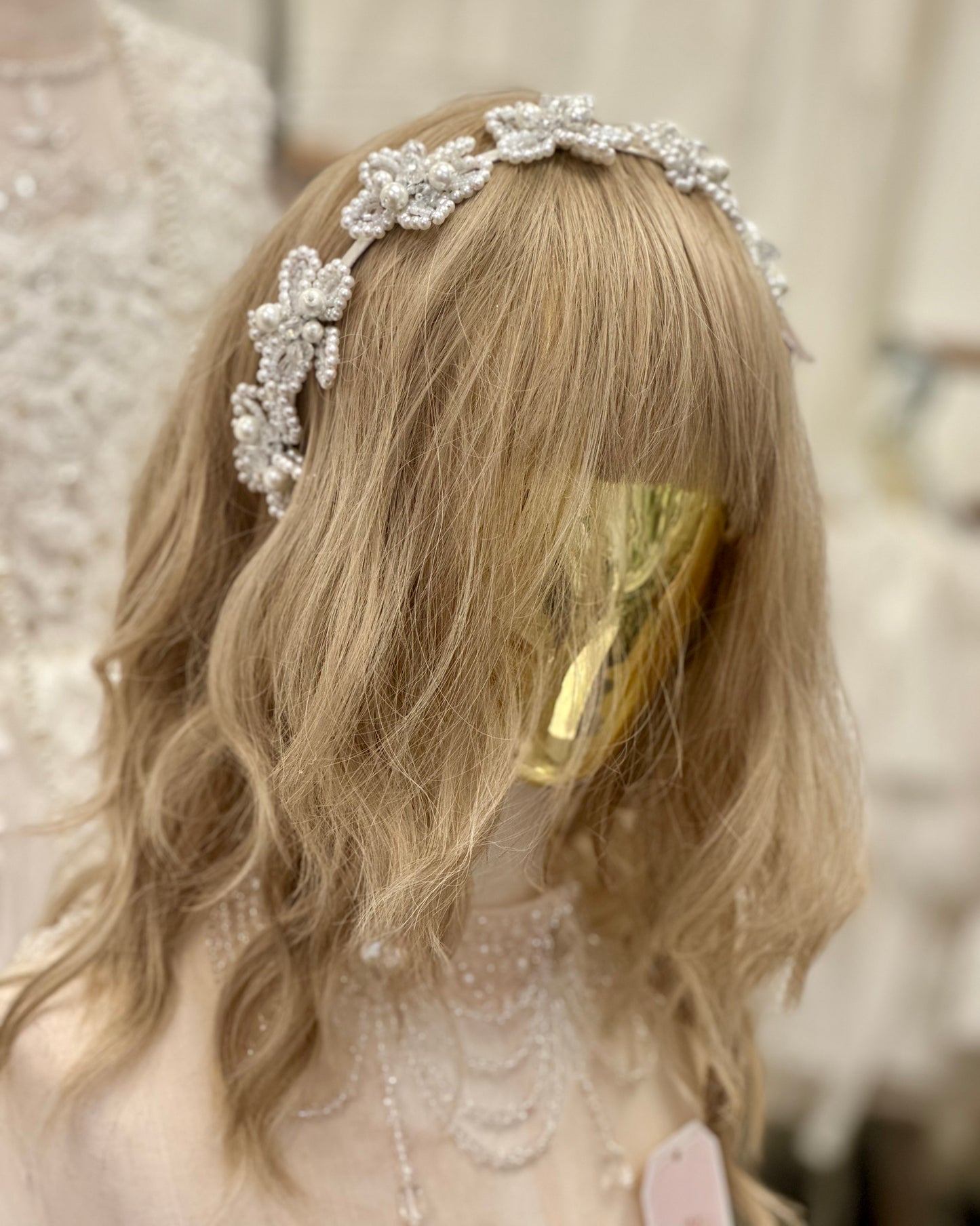 The Mini Shades of White Headband