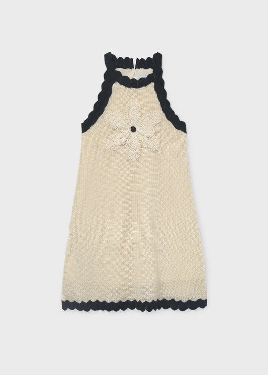 Mayoral Girl Flower Applique Dress