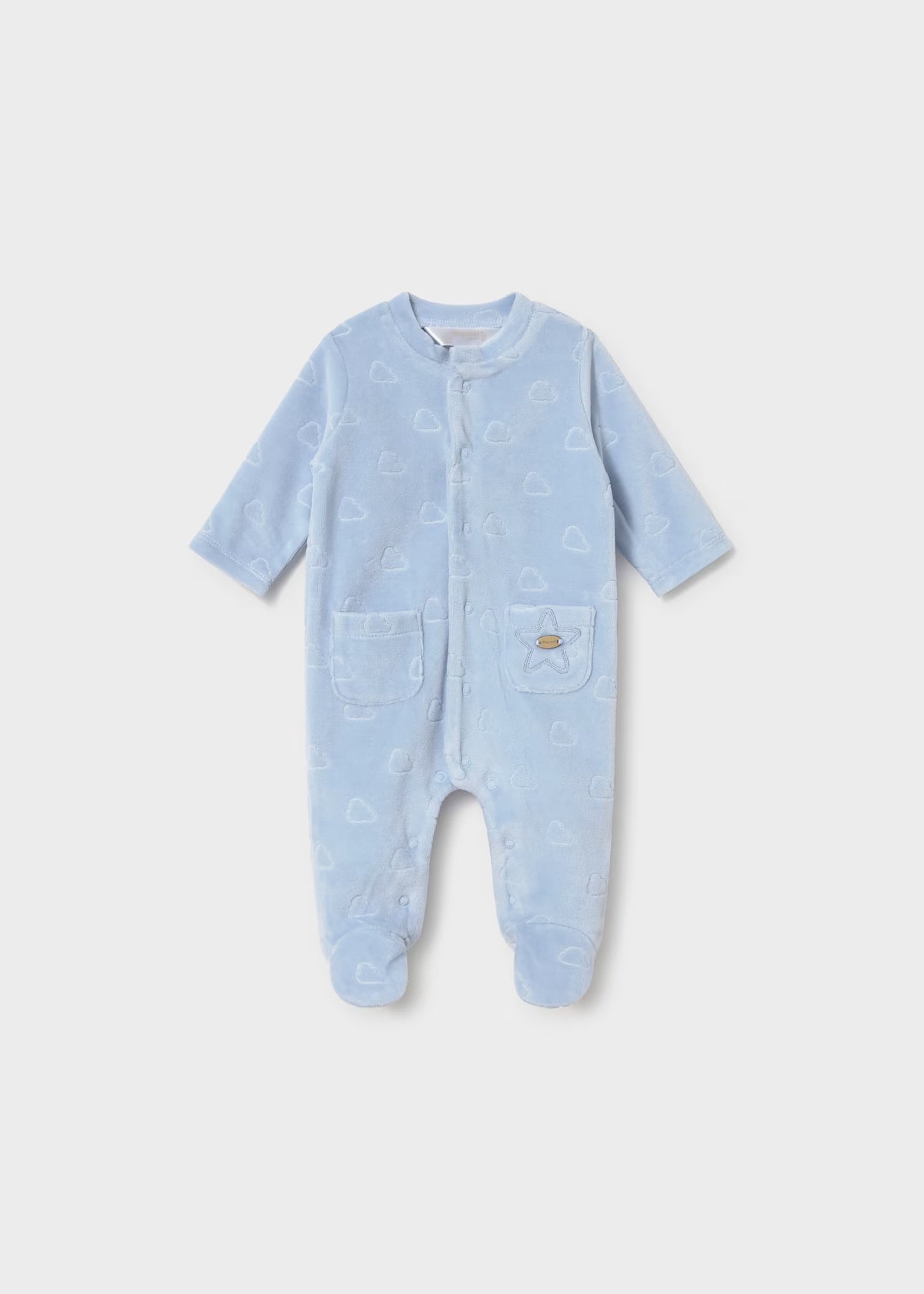 Mayoral Boy Velour Footie
