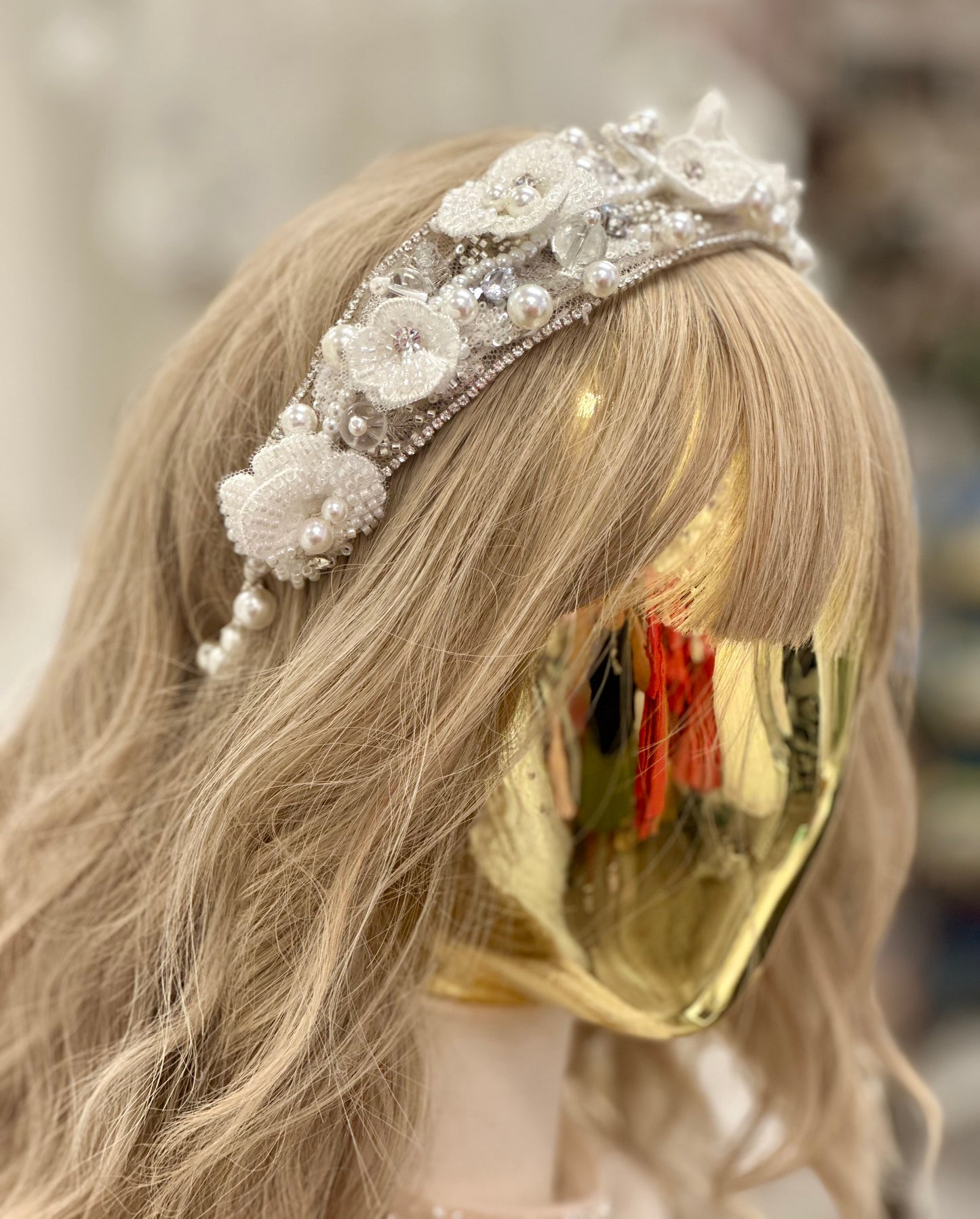 Pearl Floral Headpiece