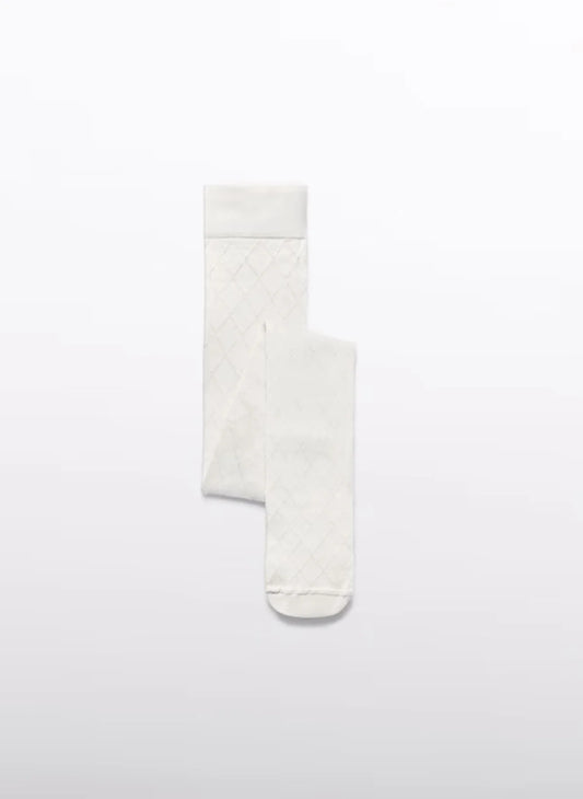 Abel & Lula Baby Girl Diamond Jacquard Tights