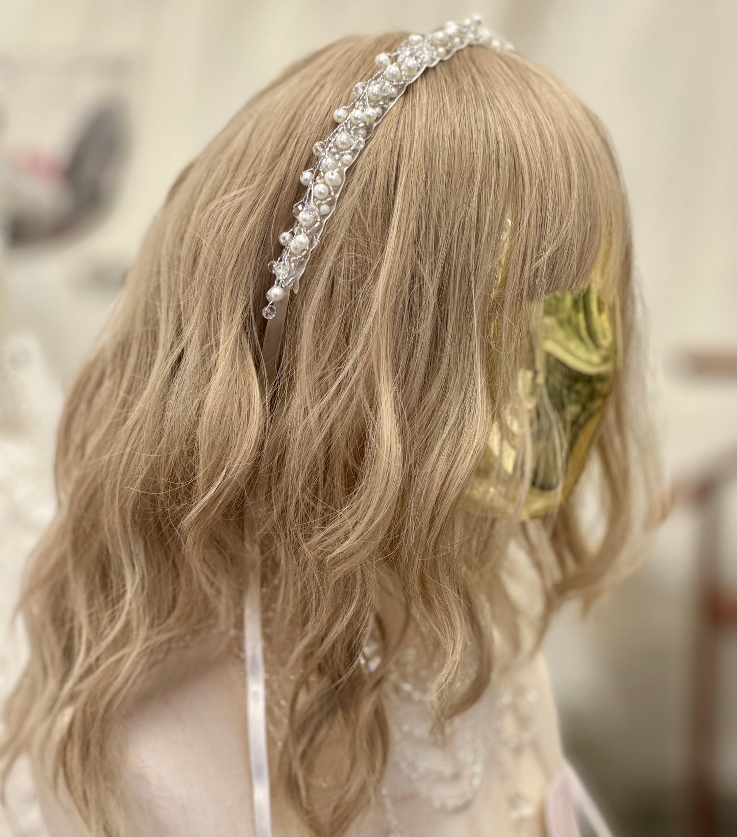 Girls Pearl Headband