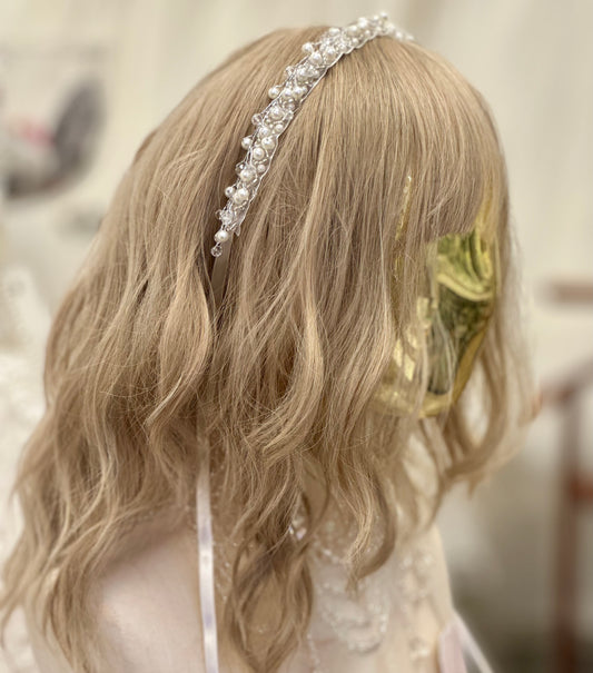 Girls Pearl Headband