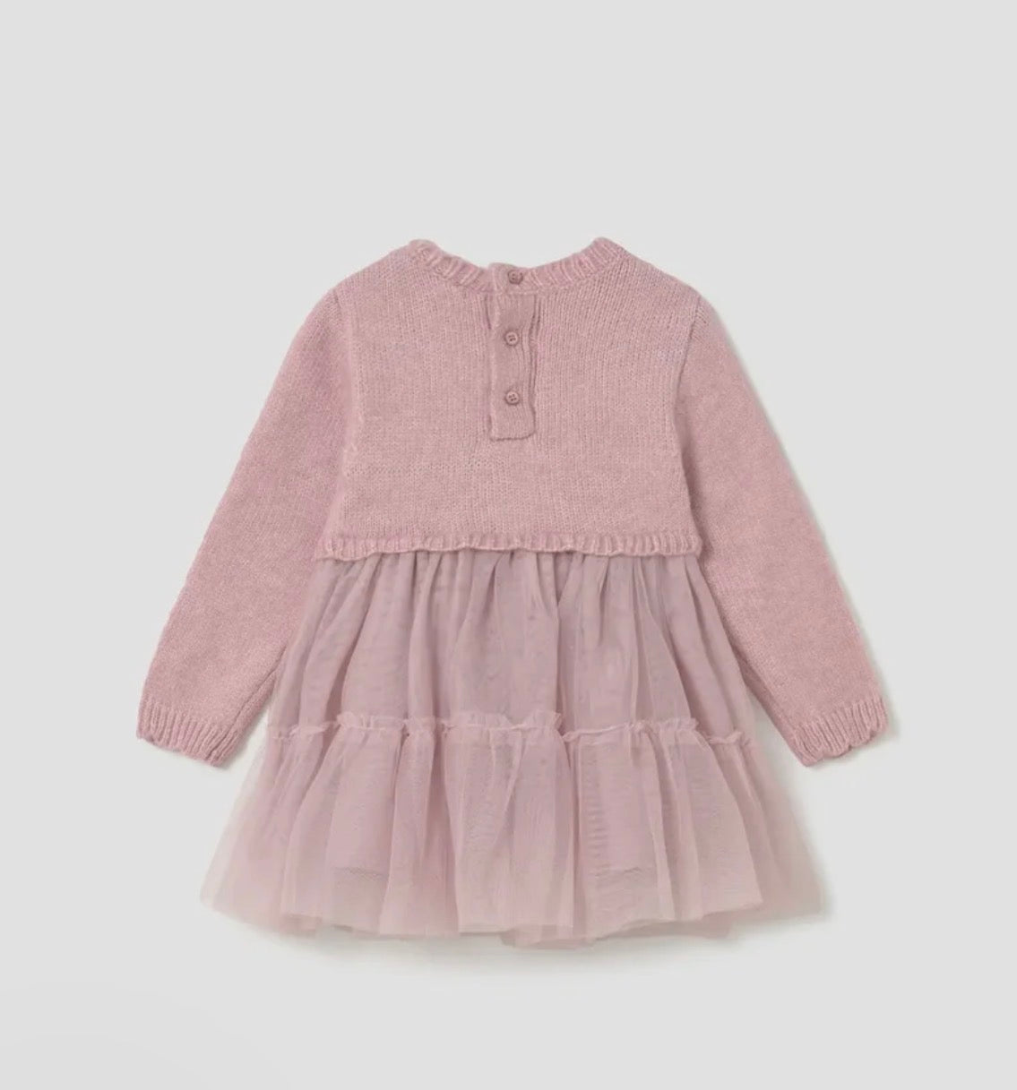 Mayoral Baby Knit and Tulle Dress