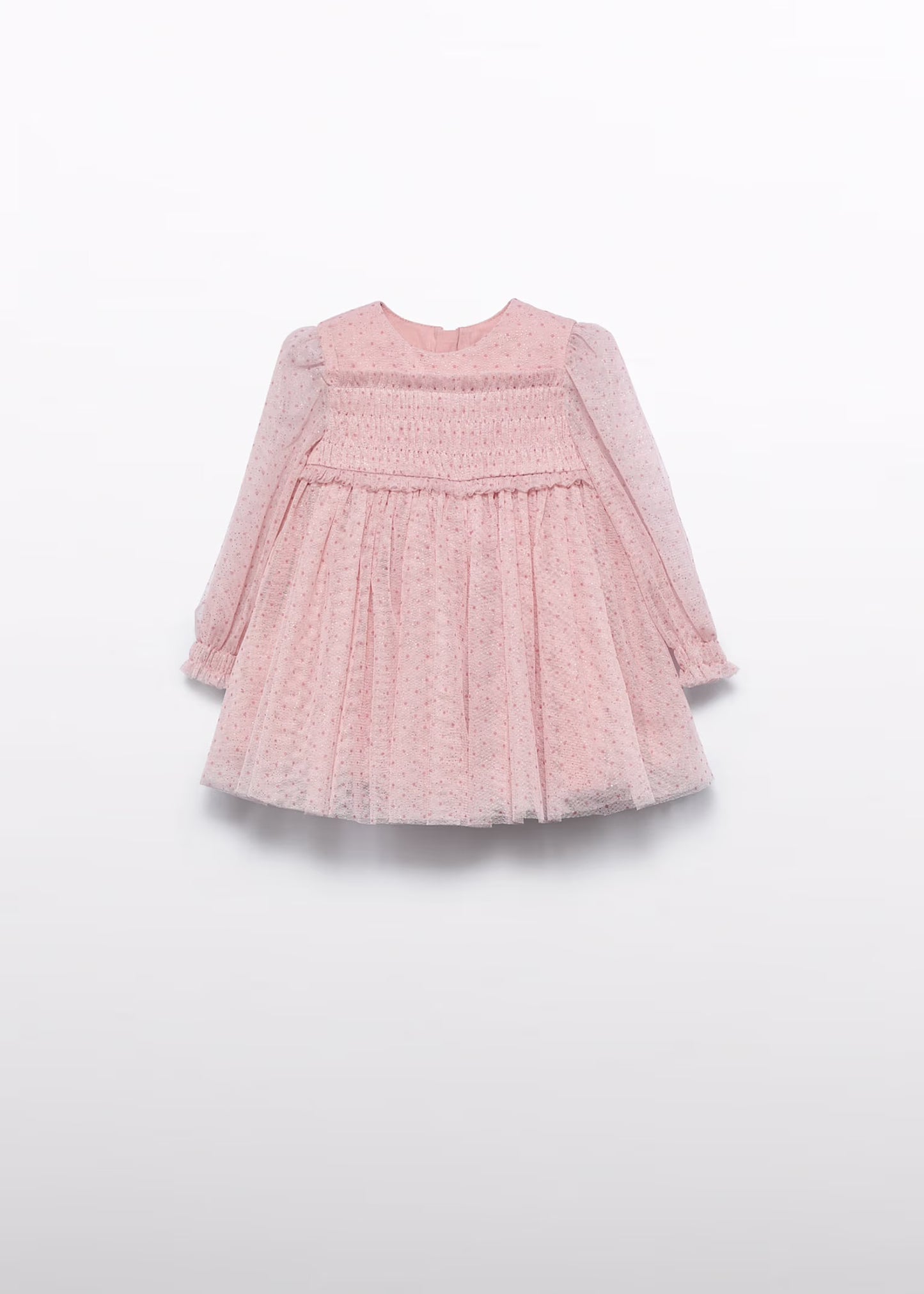 Abel & Lula Baby Girl Glitter Tulle Dress