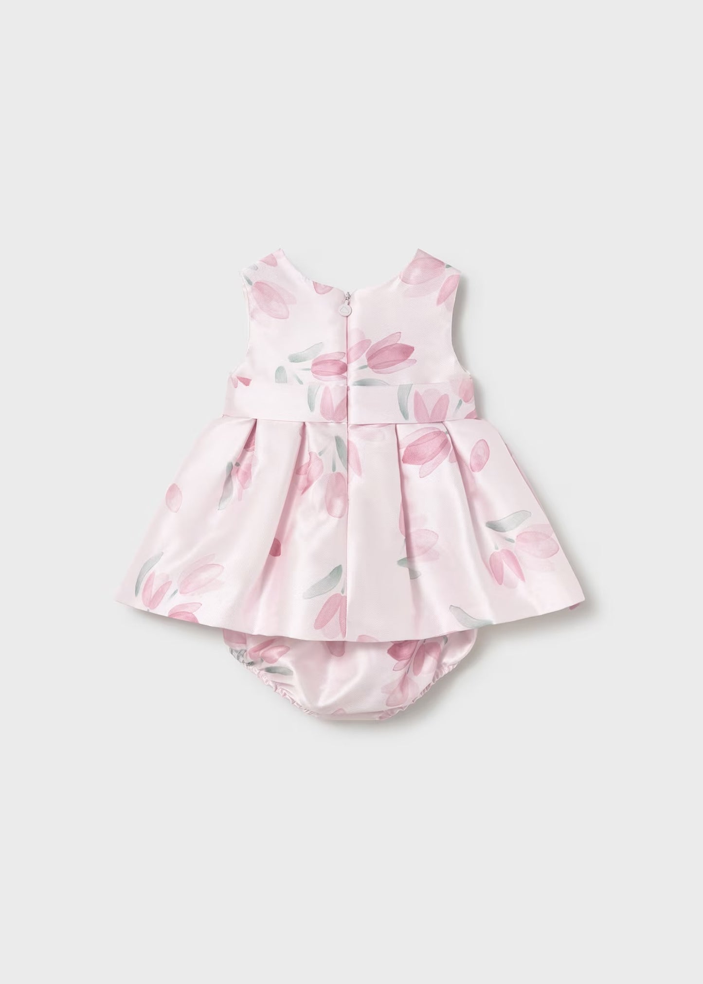 Mayoral Newborn Girl Floral Dress with Bloomers