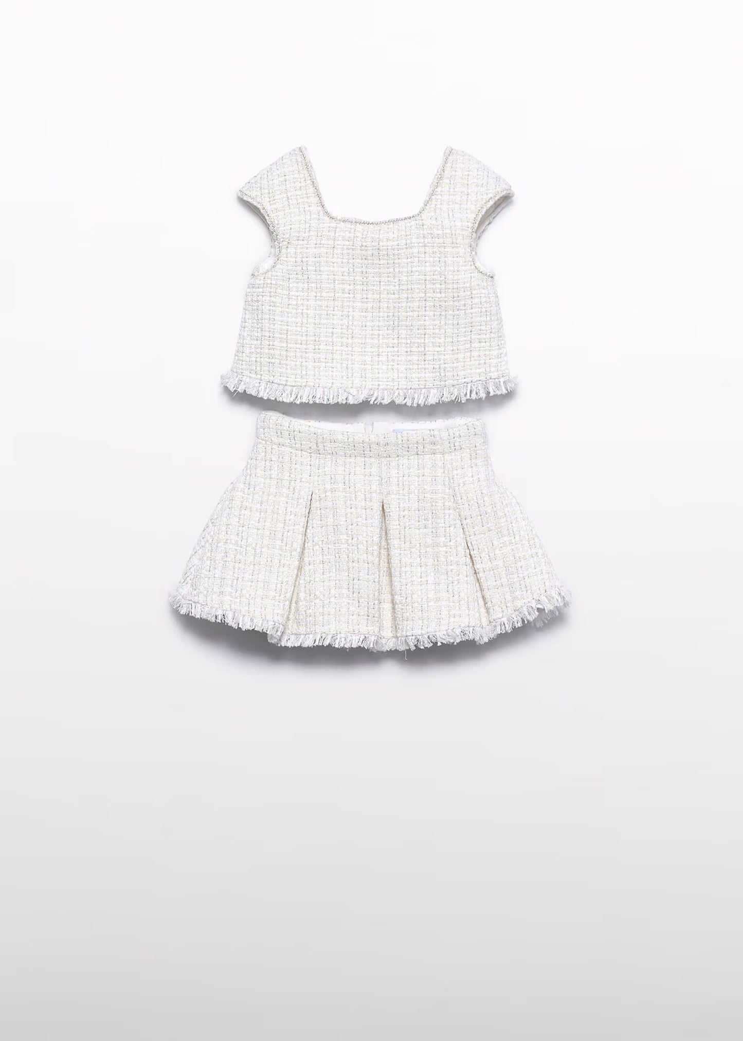 Abel & Lula Girl Tweed Set