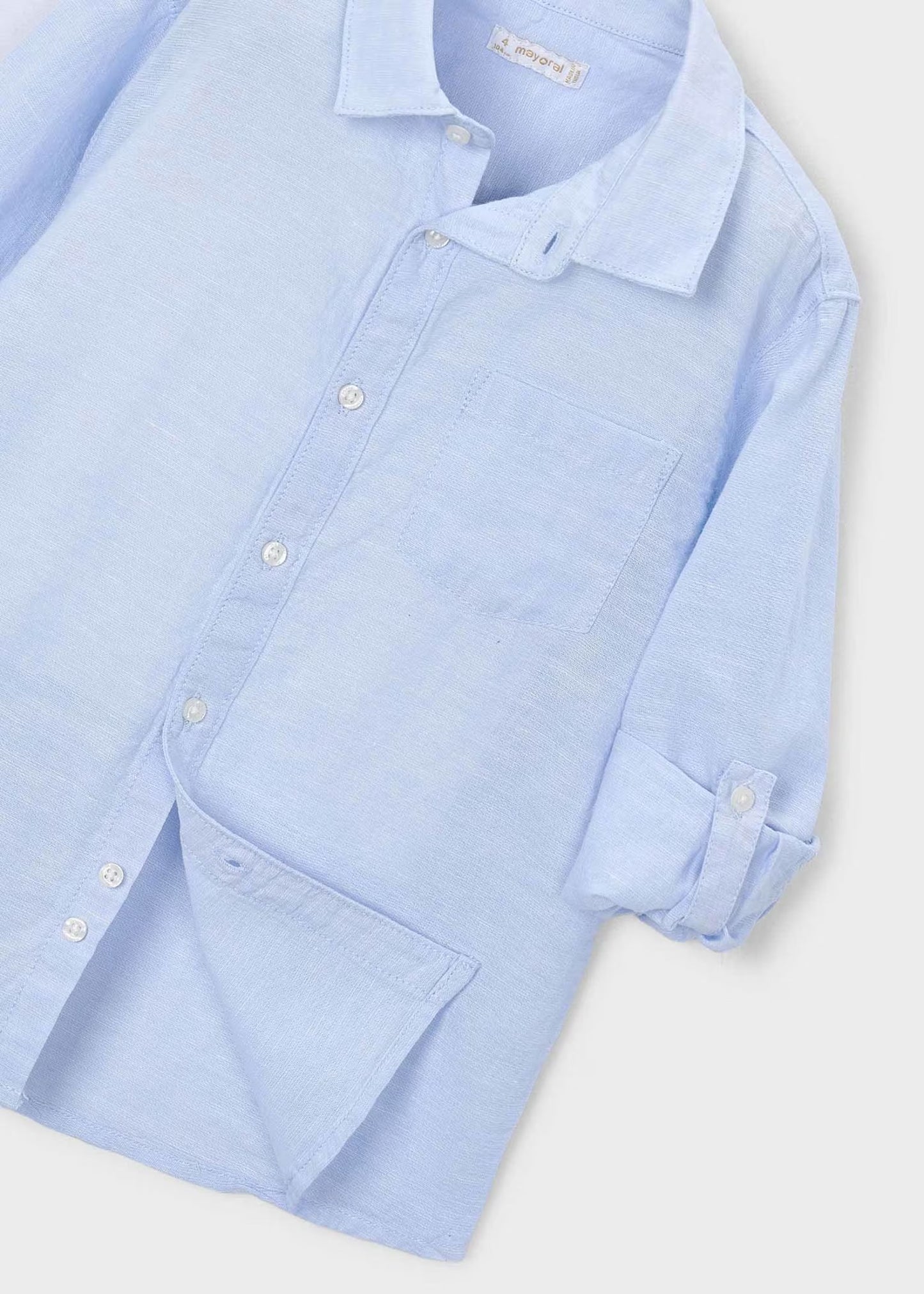 Mayoral Linen LS Shirt
