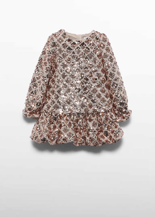 Abel & Lula Diamond Sequin Dress