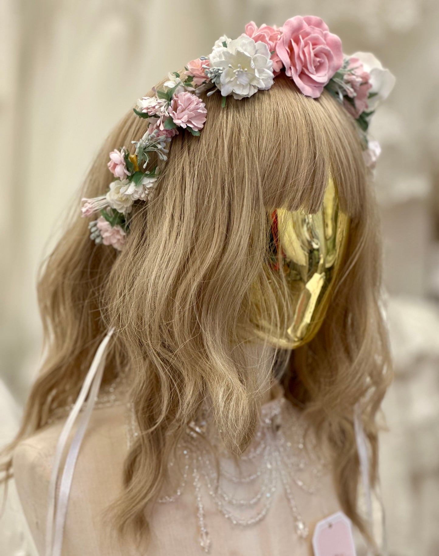 Floral Crown with Big flower center