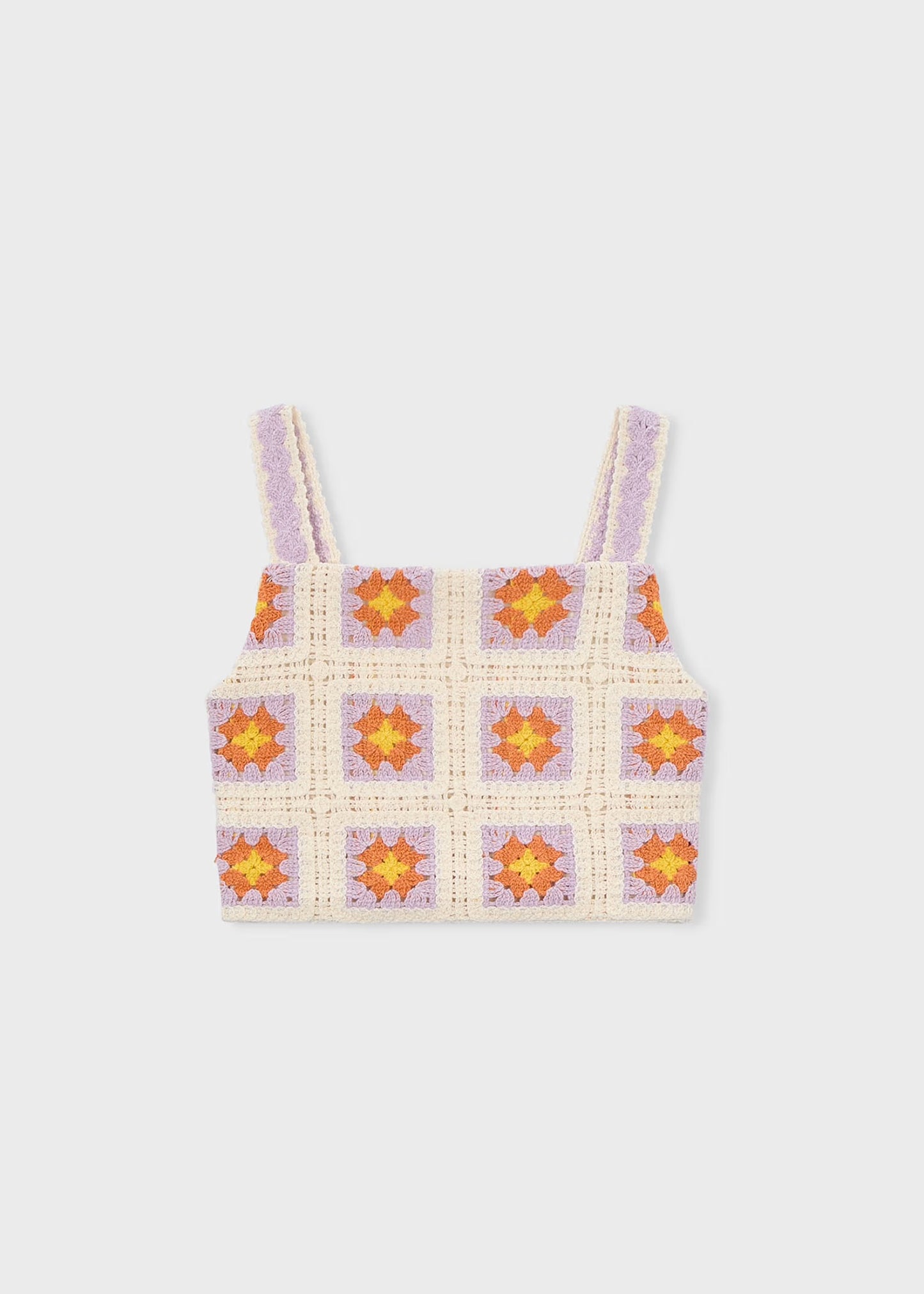 Mayoral Girl Crochet Top/Shorts Set