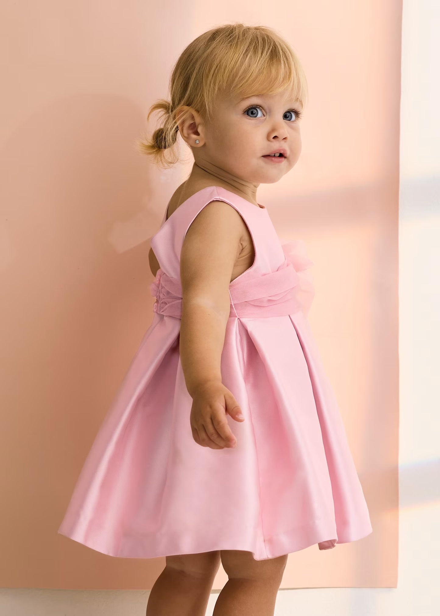 Abel & Lula Baby Mikado Silk Dress
