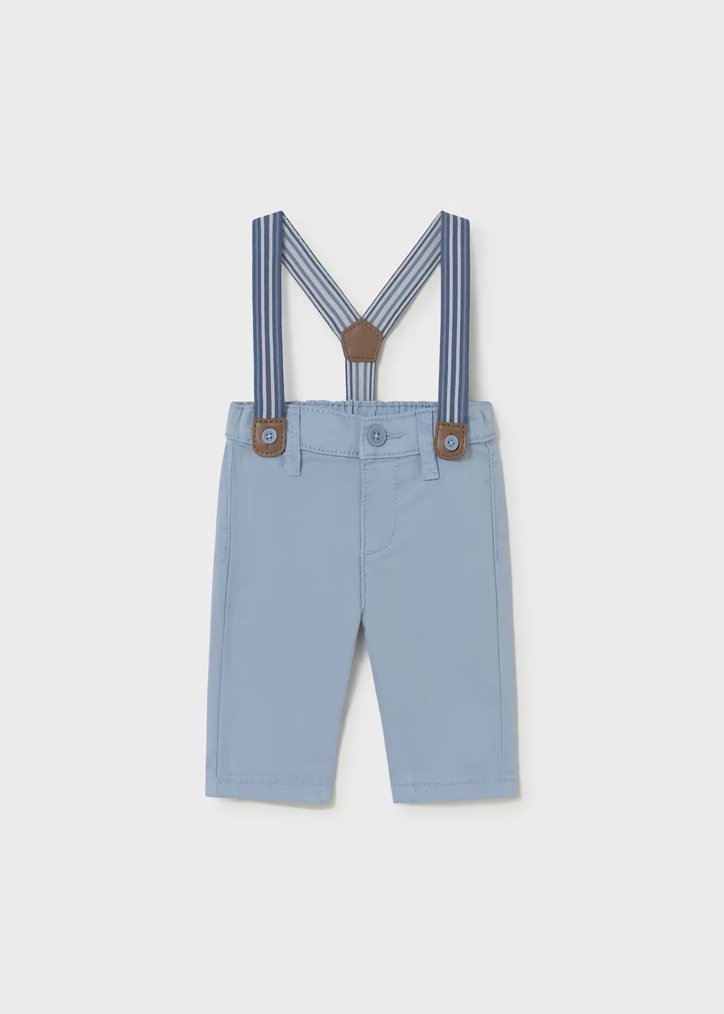 Mayoral Newborn Boy Bow-tie Shirt/Pants with Suspenders
