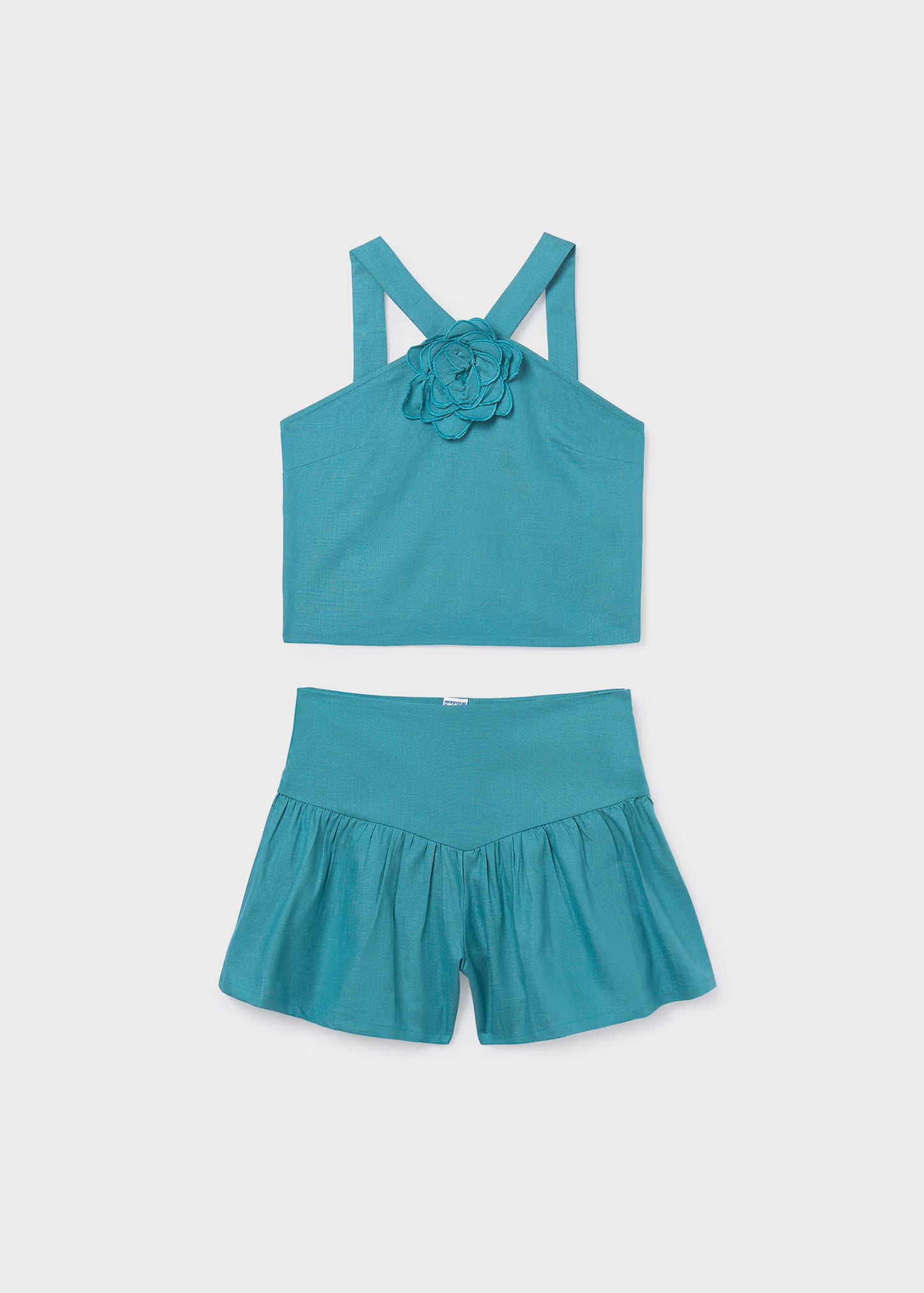 Mayoral Girl Shorts and Flower Top Set