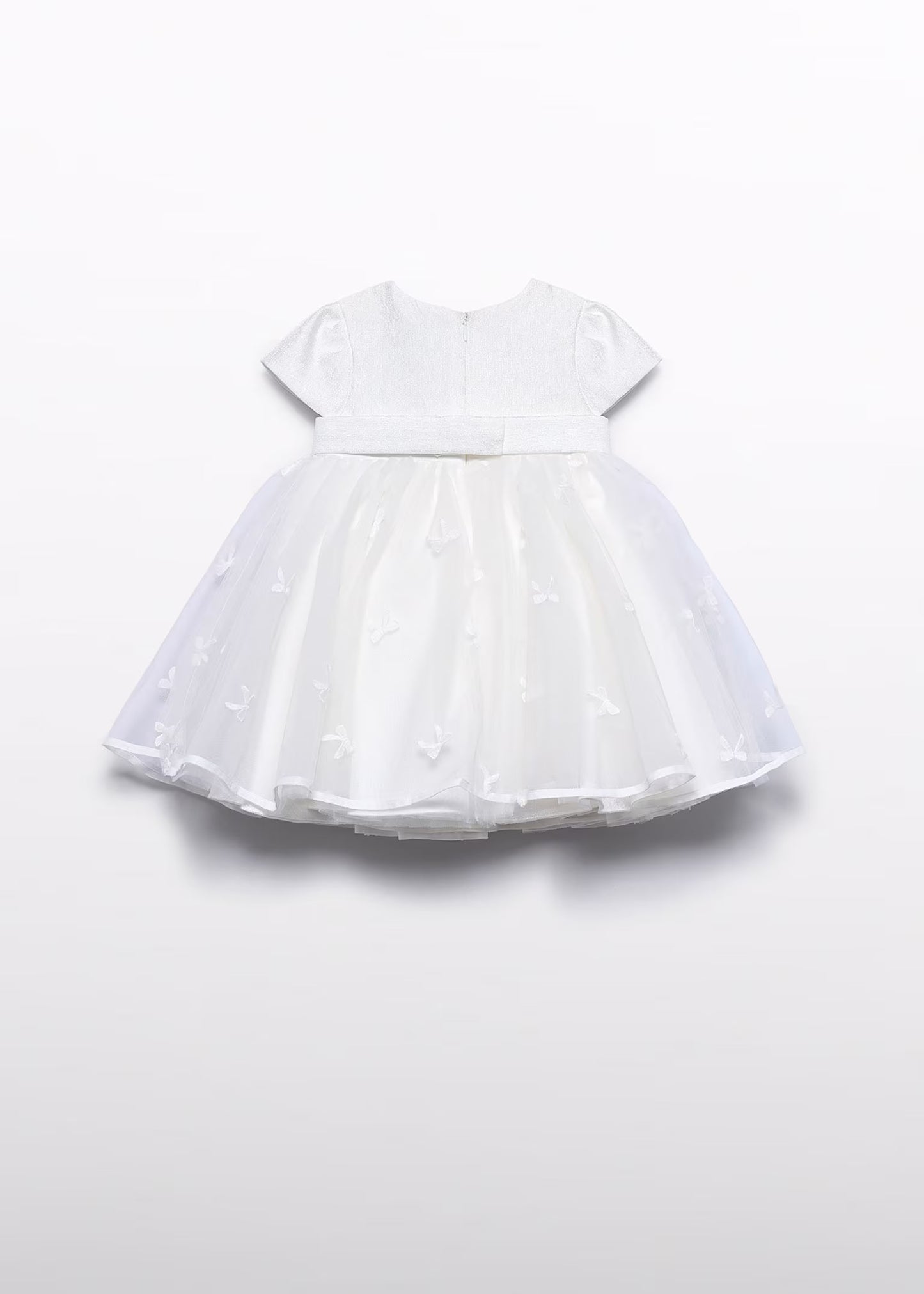 Abel & Lula Baby Embroidered Tulle Dress